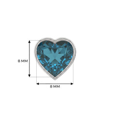 14K White Gold