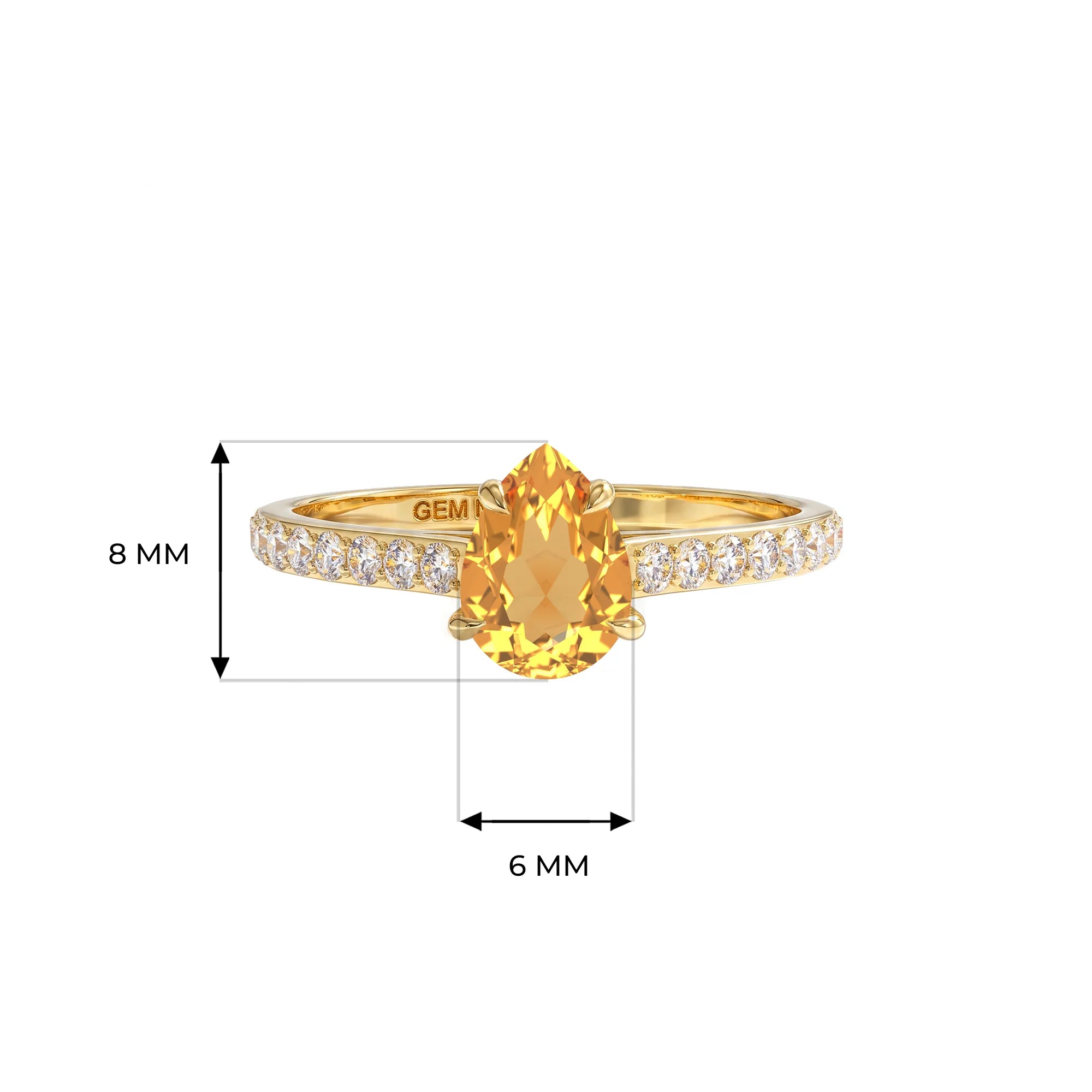 14K Yellow Gold