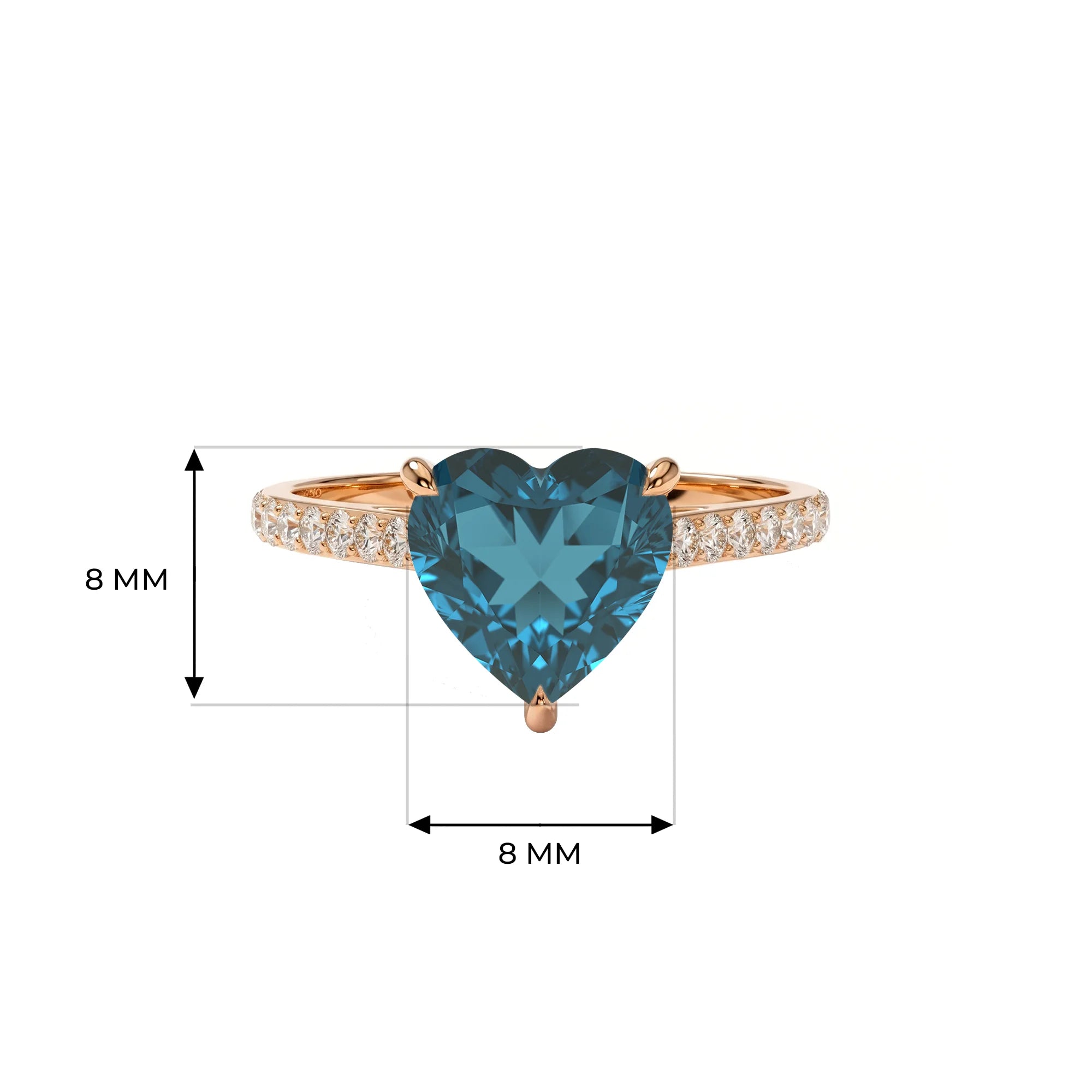 14K Rose Gold