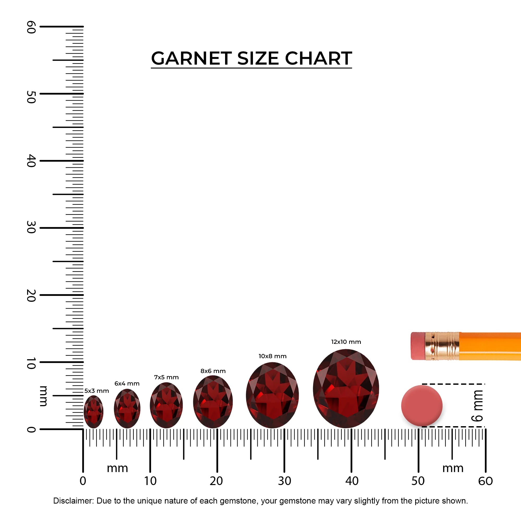 natural garnet oval solitaire necklaces in platinum 