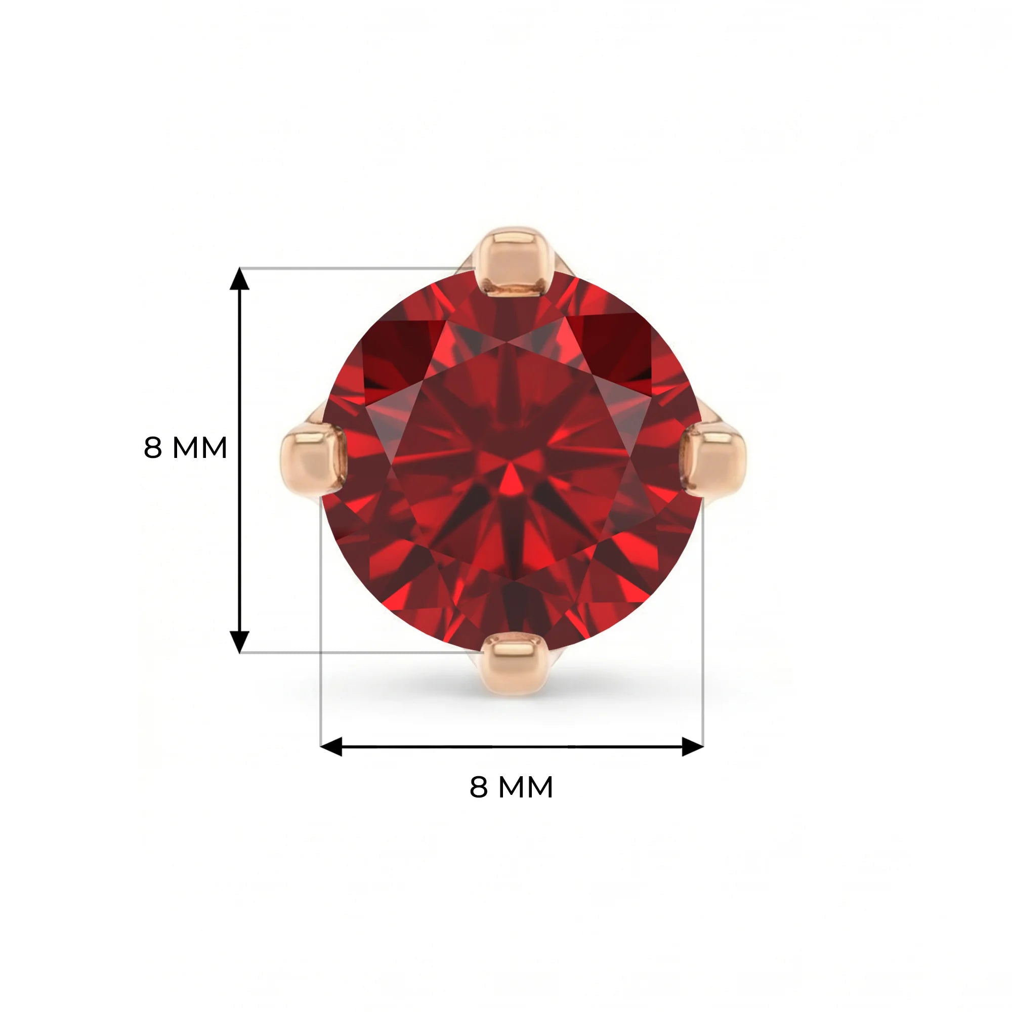 14K Rose Gold