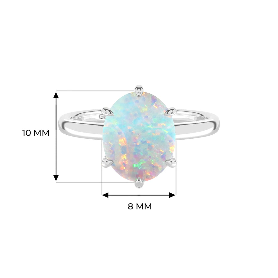 14K White Gold