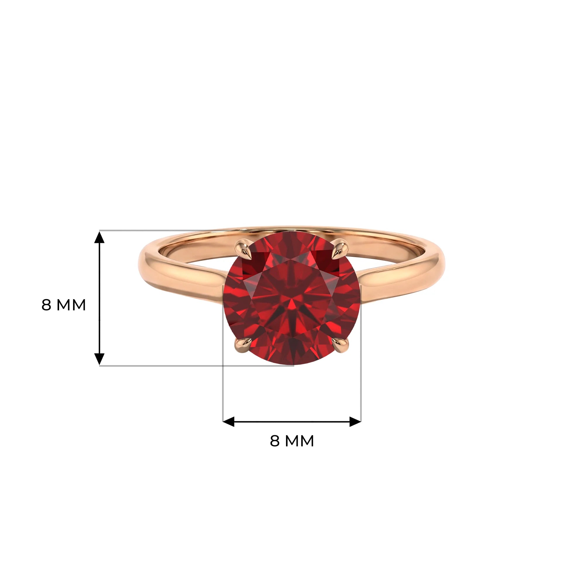 14K Rose Gold