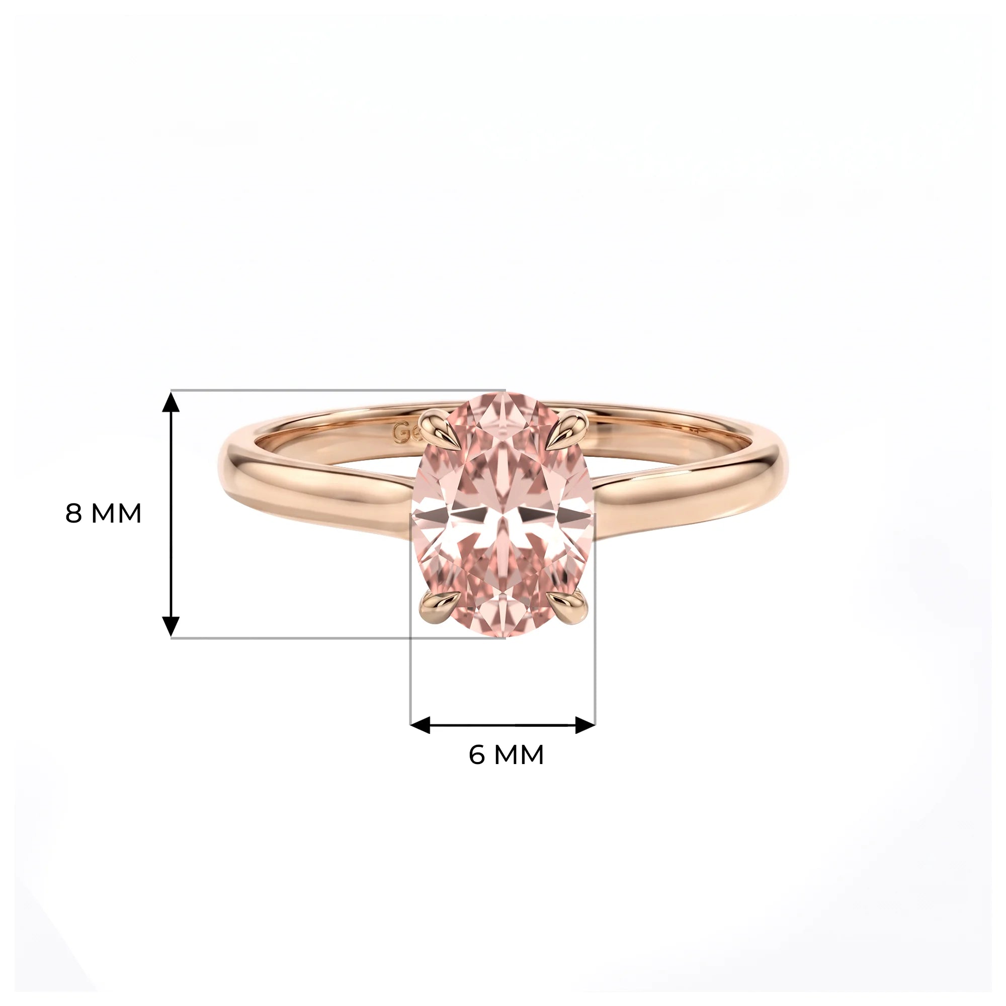 14K Rose Gold