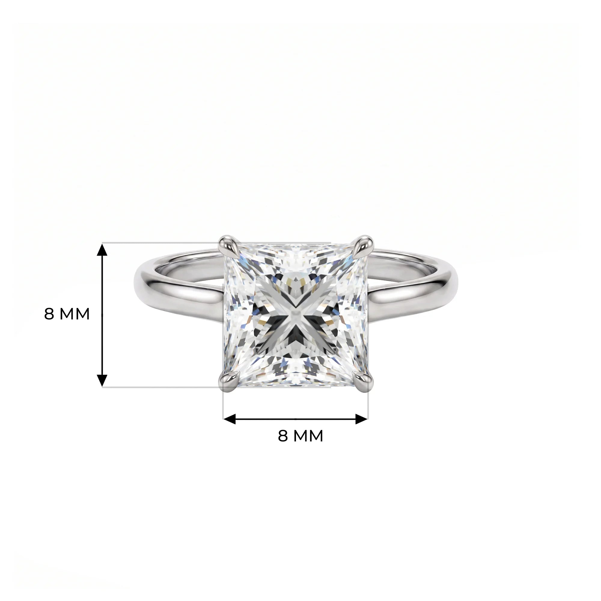 14K White Gold