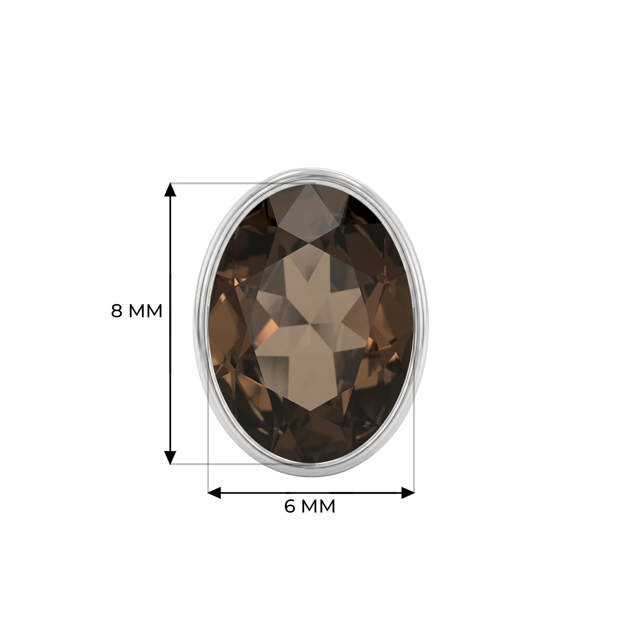 14K White Gold