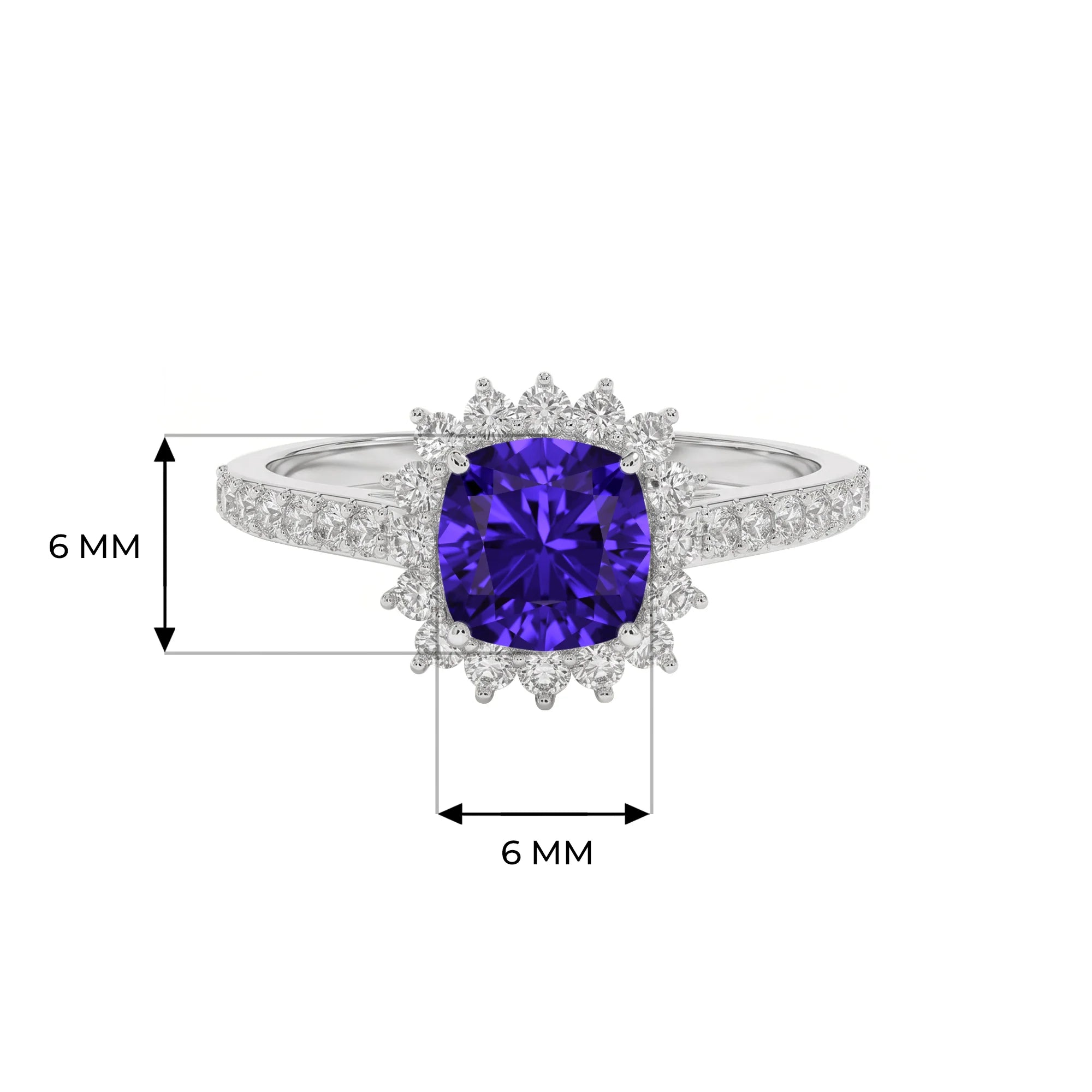 14K White Gold