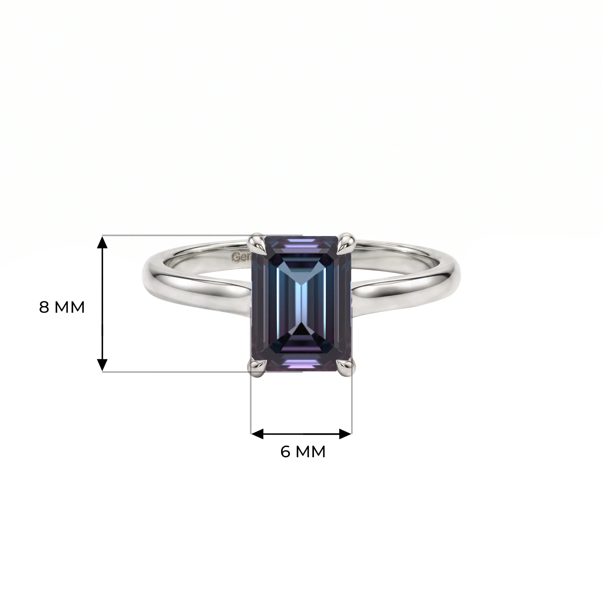 14K White Gold