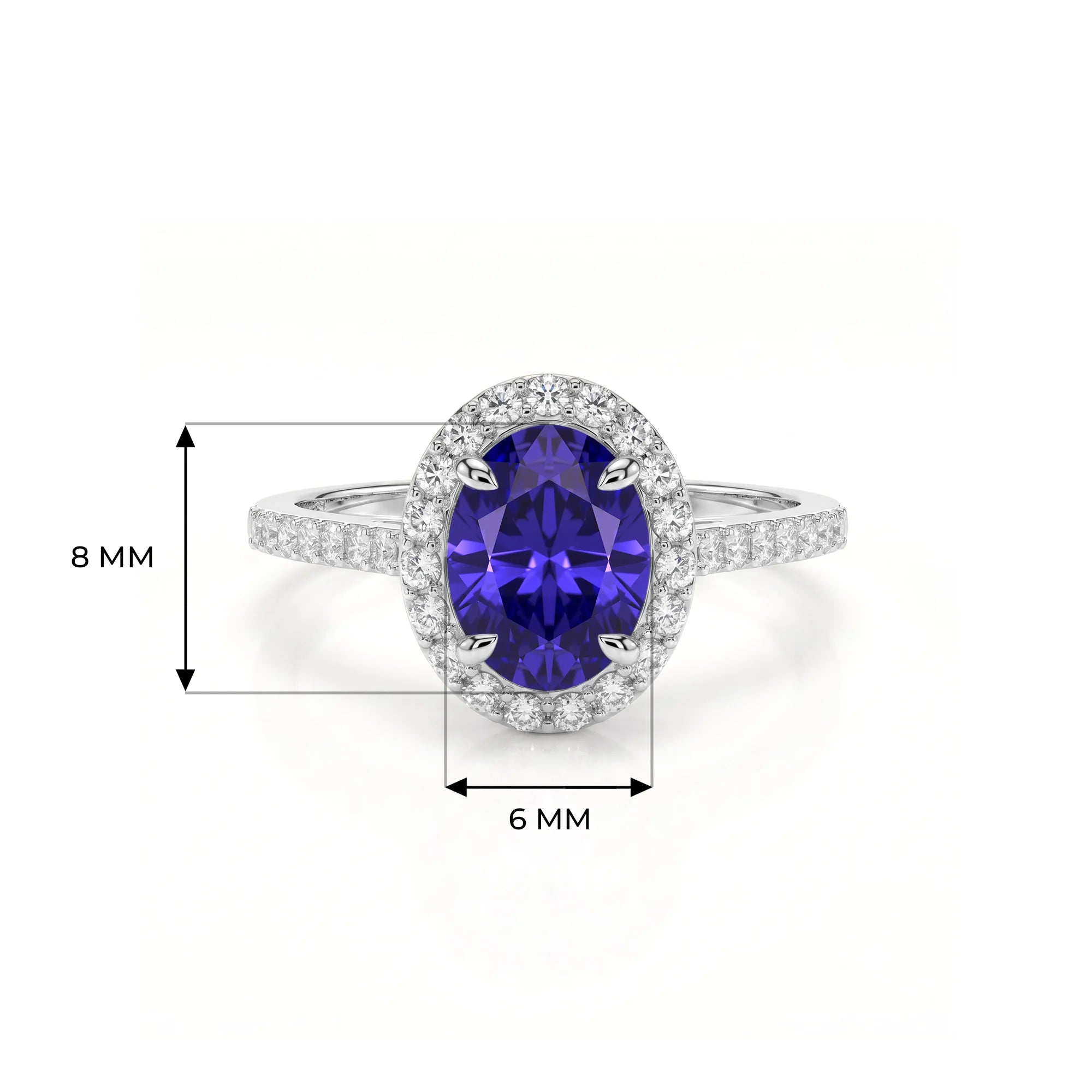 14K White Gold