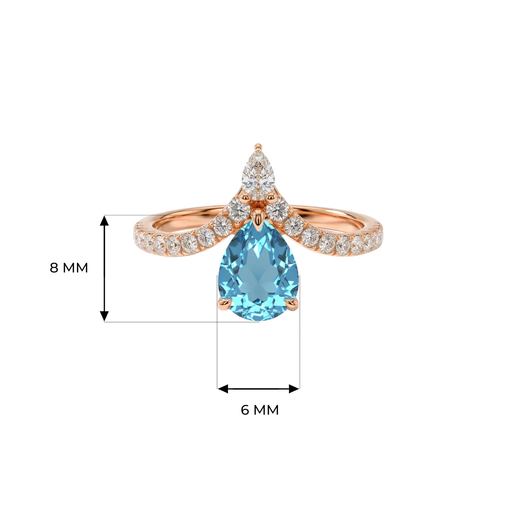 14K Rose Gold