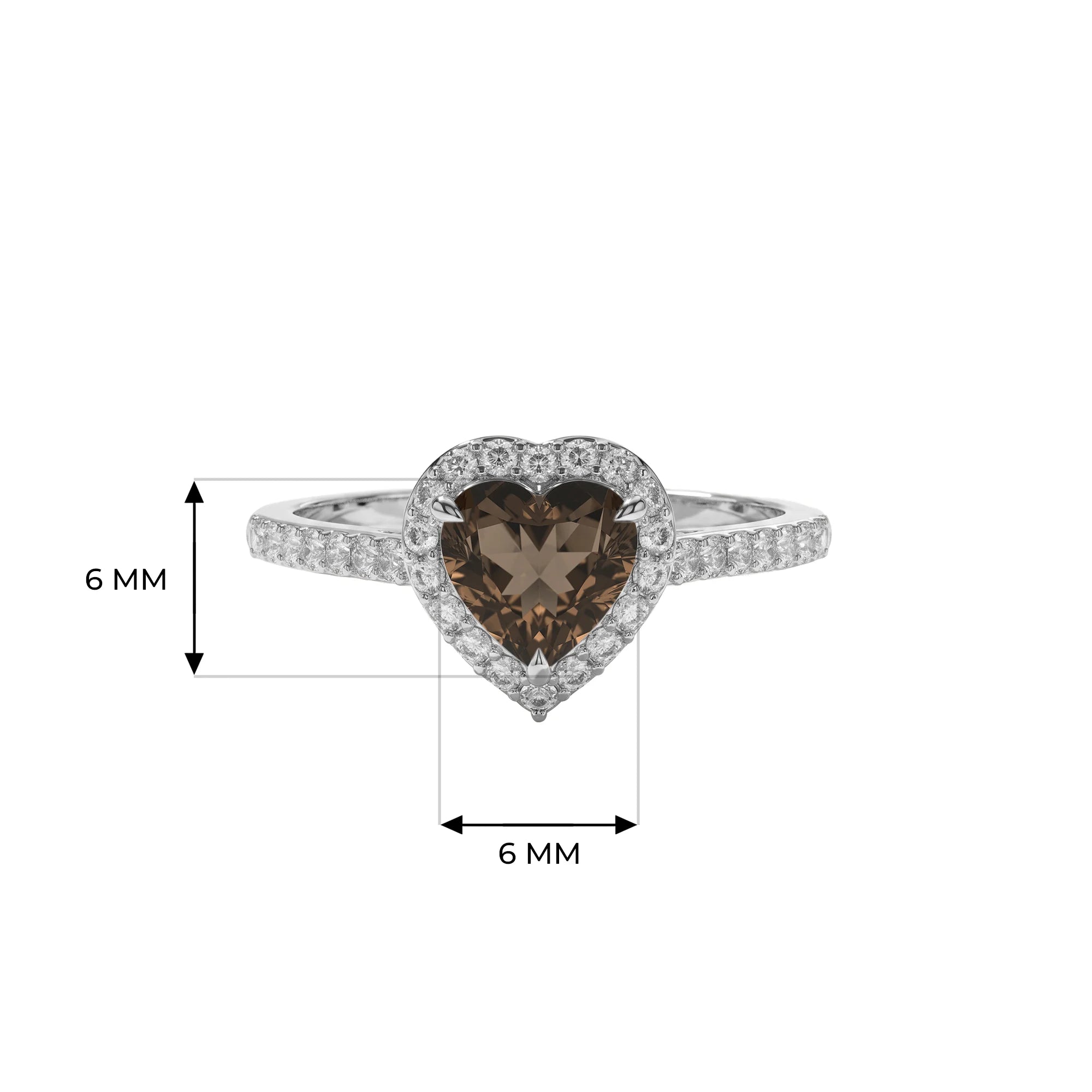 14K White Gold