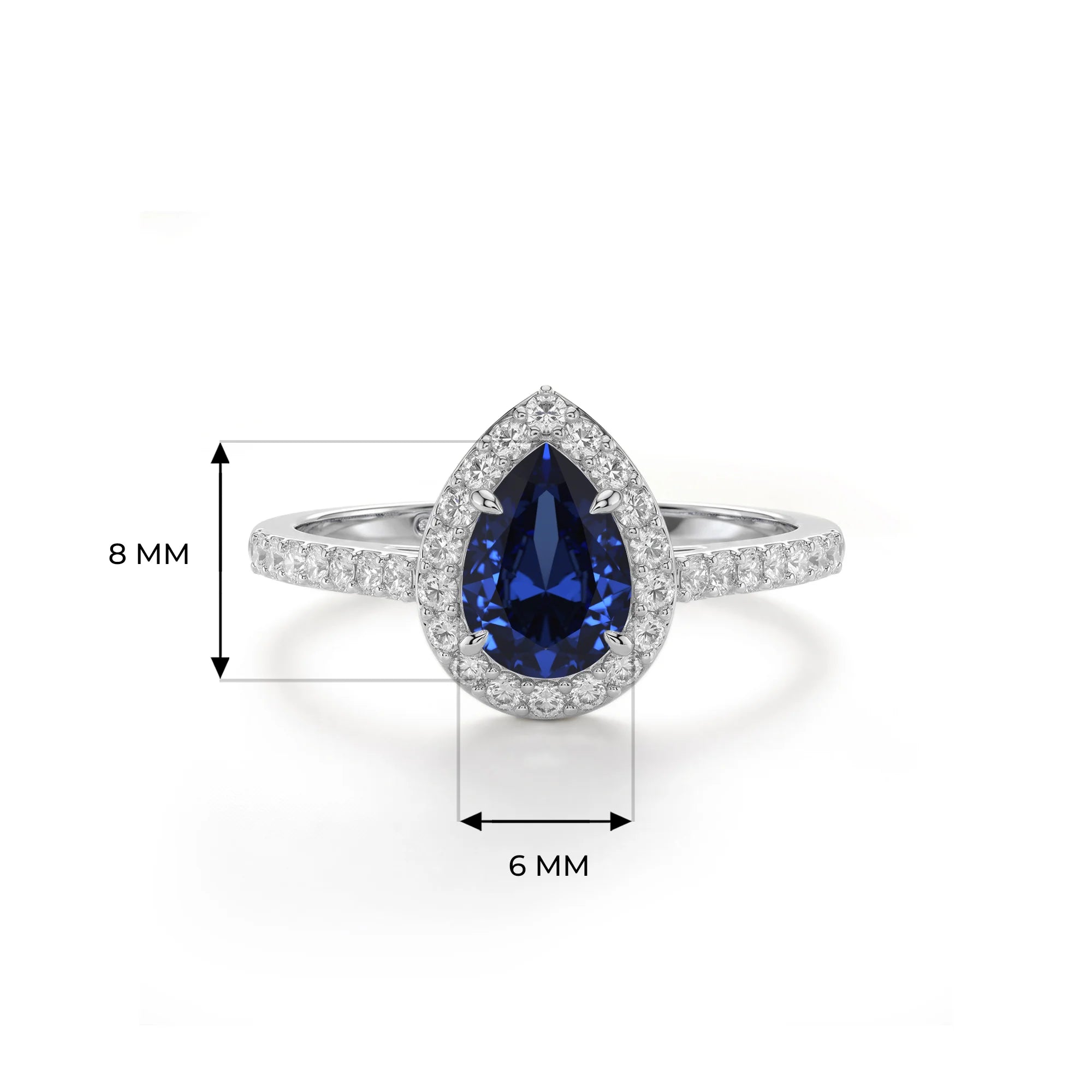 14K White Gold