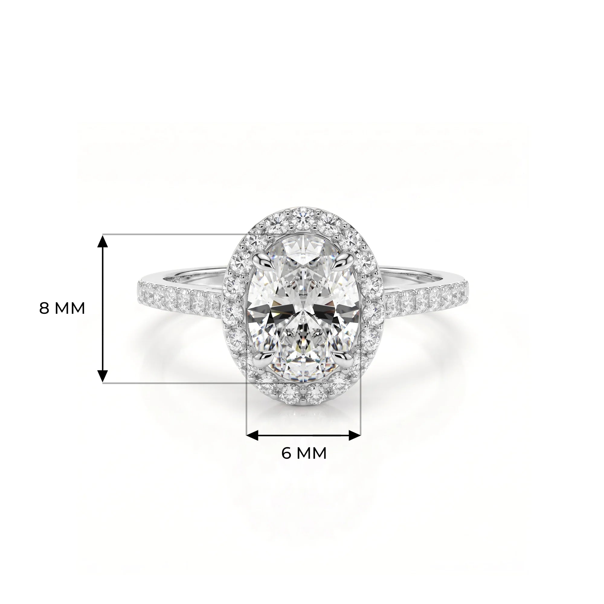 14K White Gold