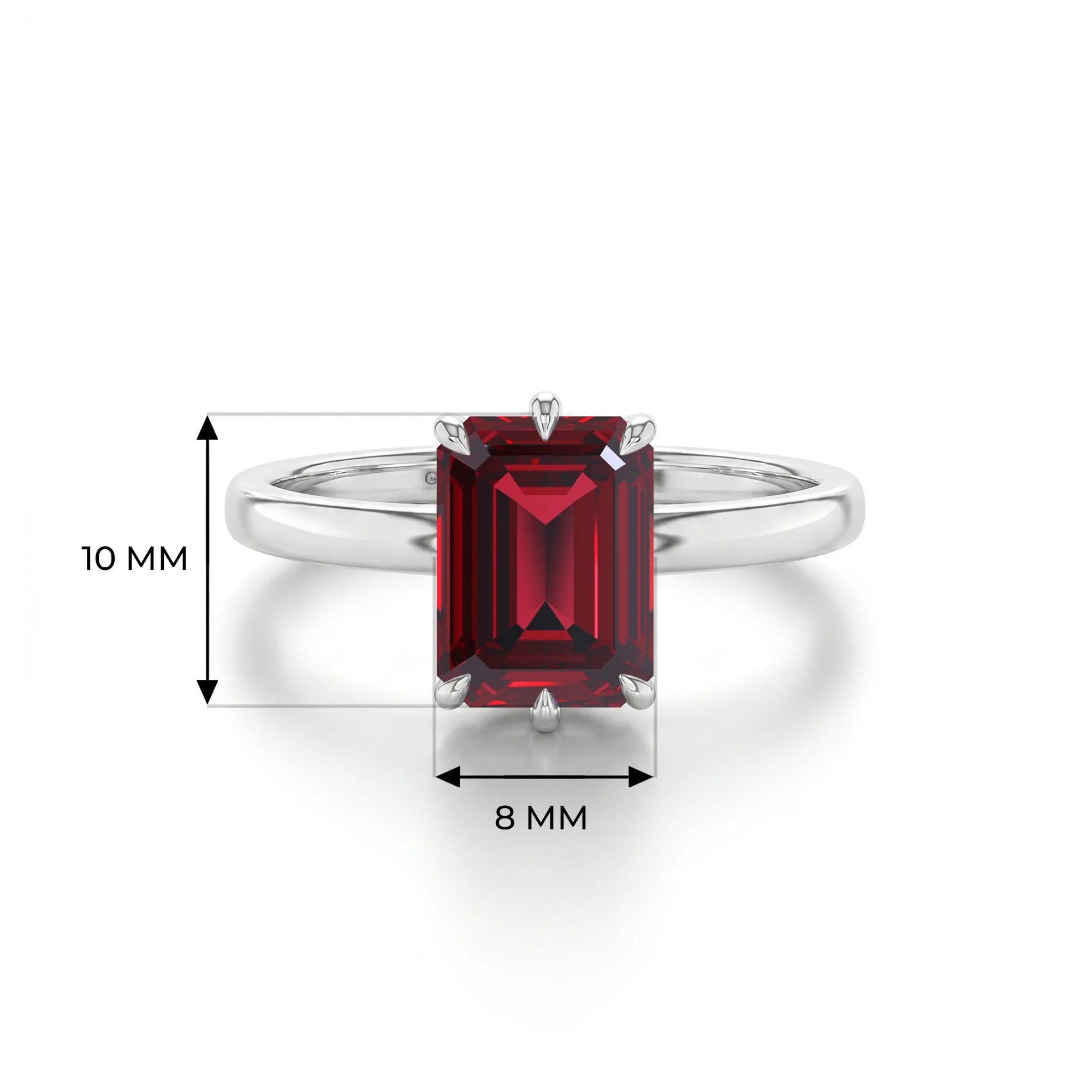 14K White Gold