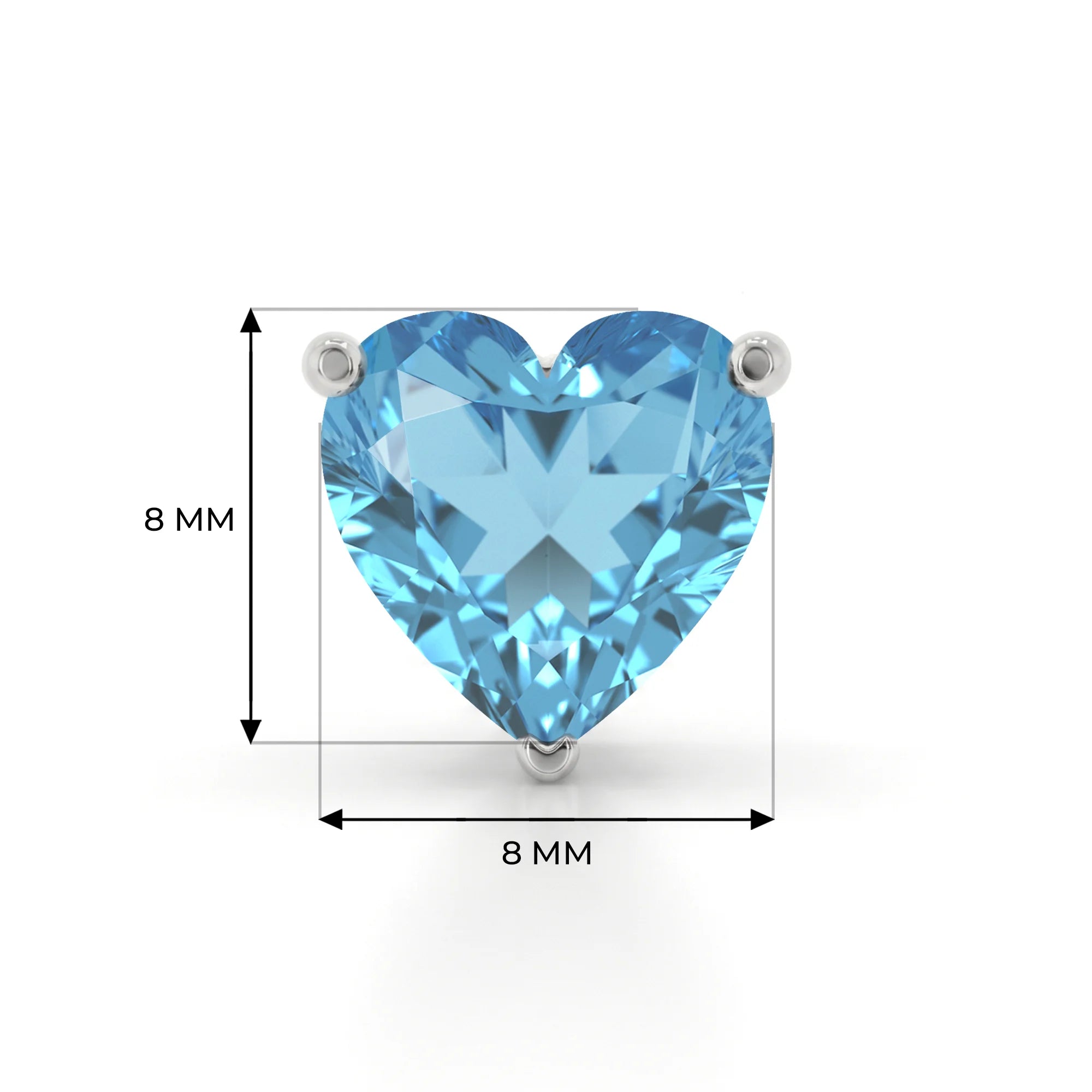 14K White Gold