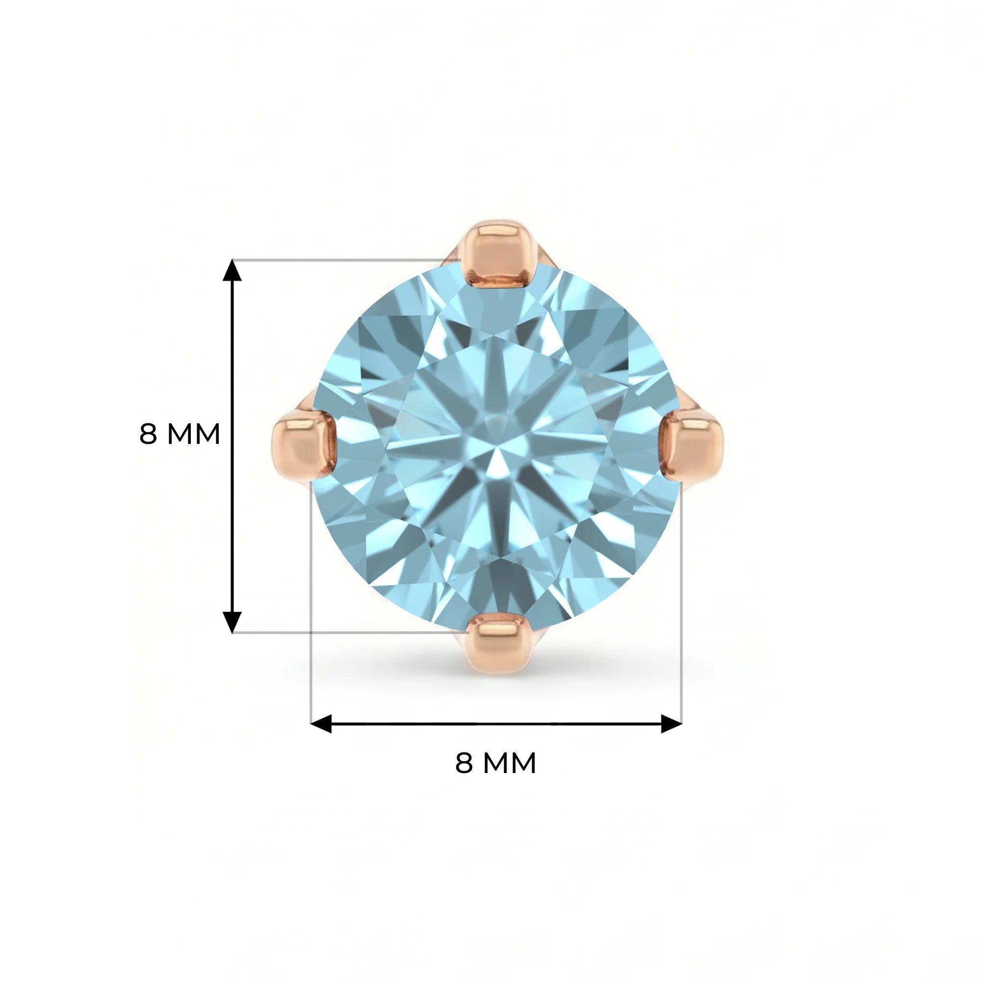 14K Rose Gold