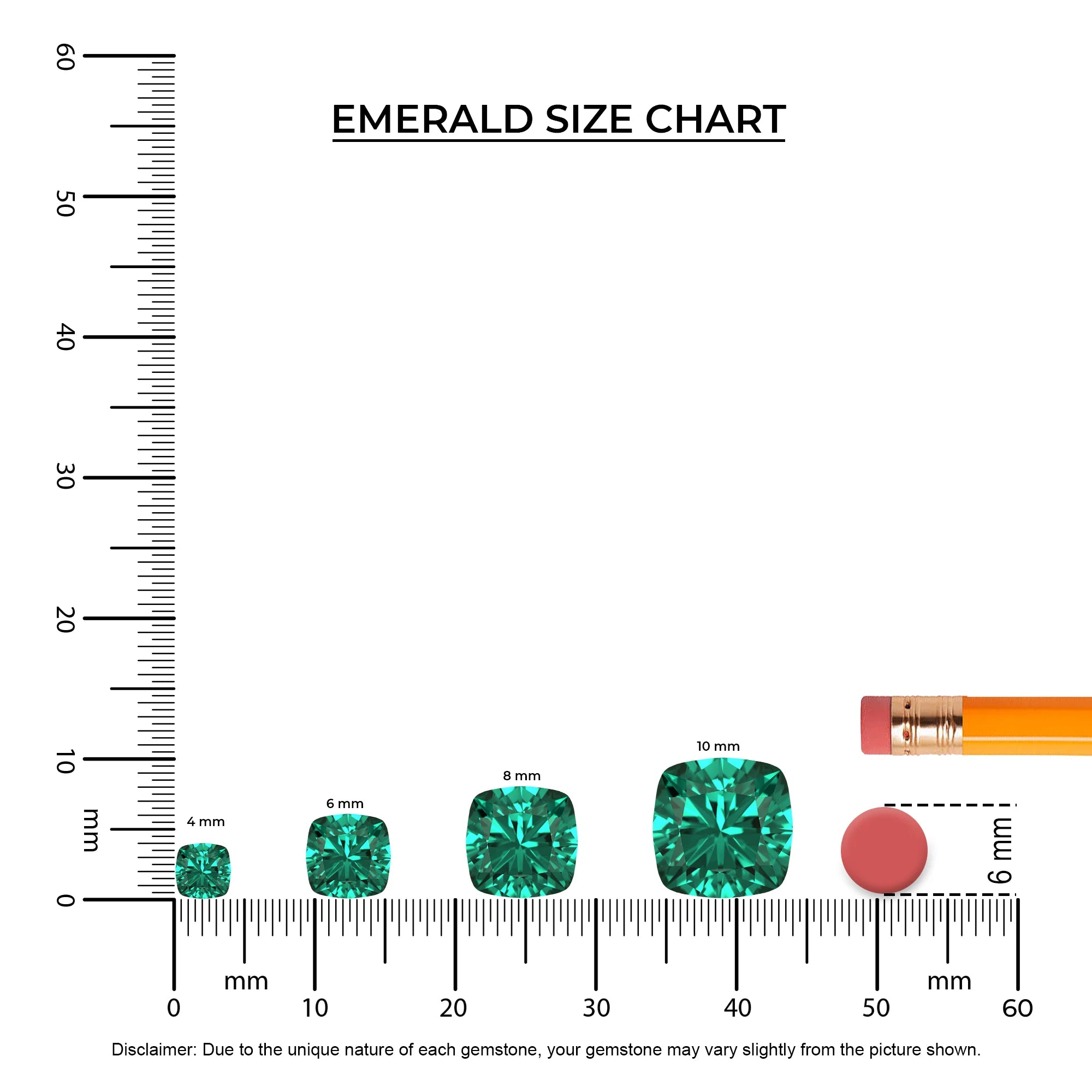 lab grown emerald cushion solitaire rings in white gold 