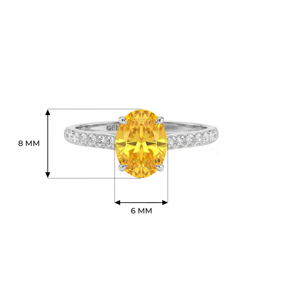 14K White Gold