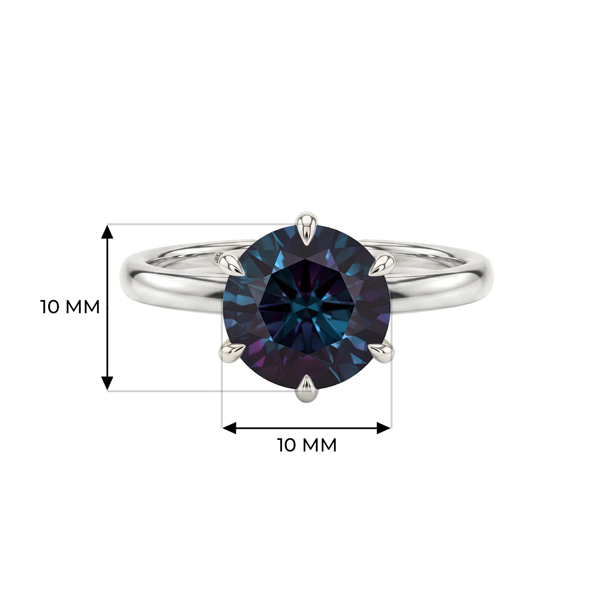 14K White Gold