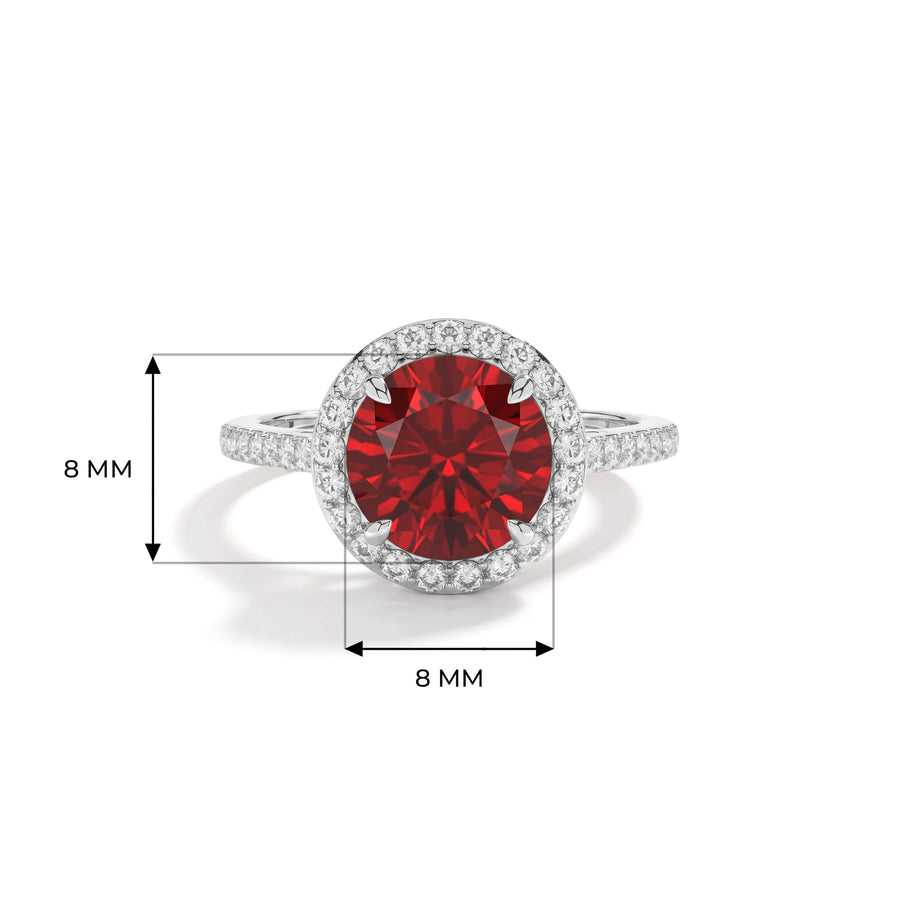14K White Gold