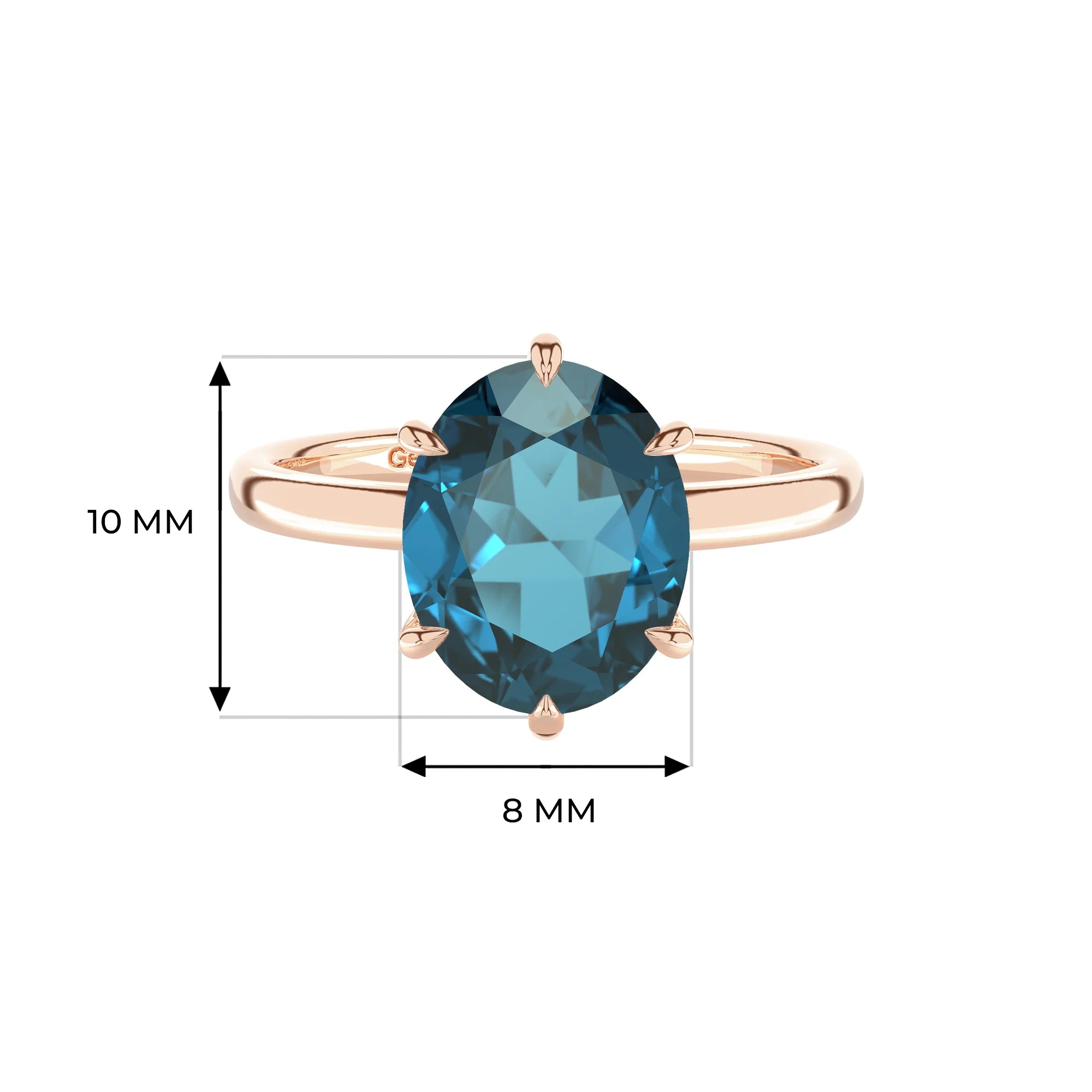 14K Rose Gold