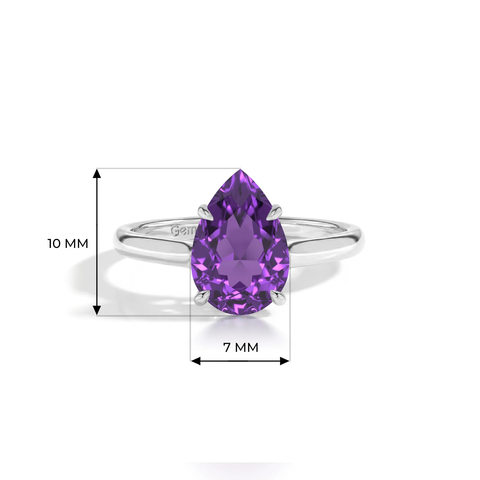 14K White Gold