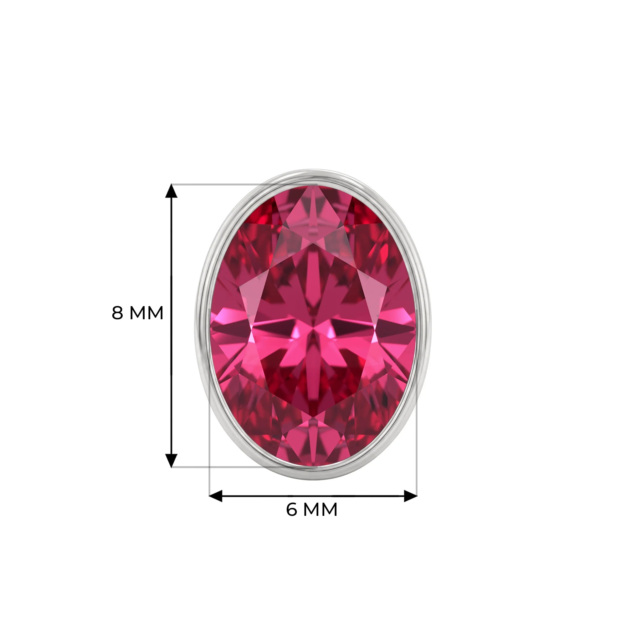 14K White Gold