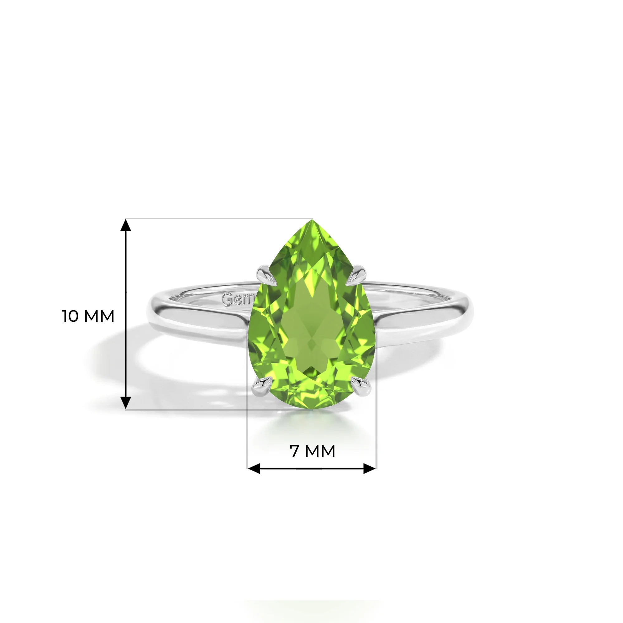 14K White Gold
