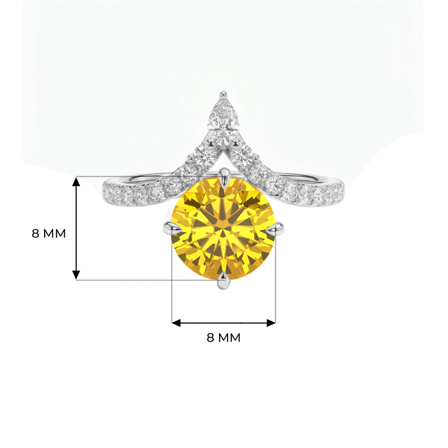 14K White Gold