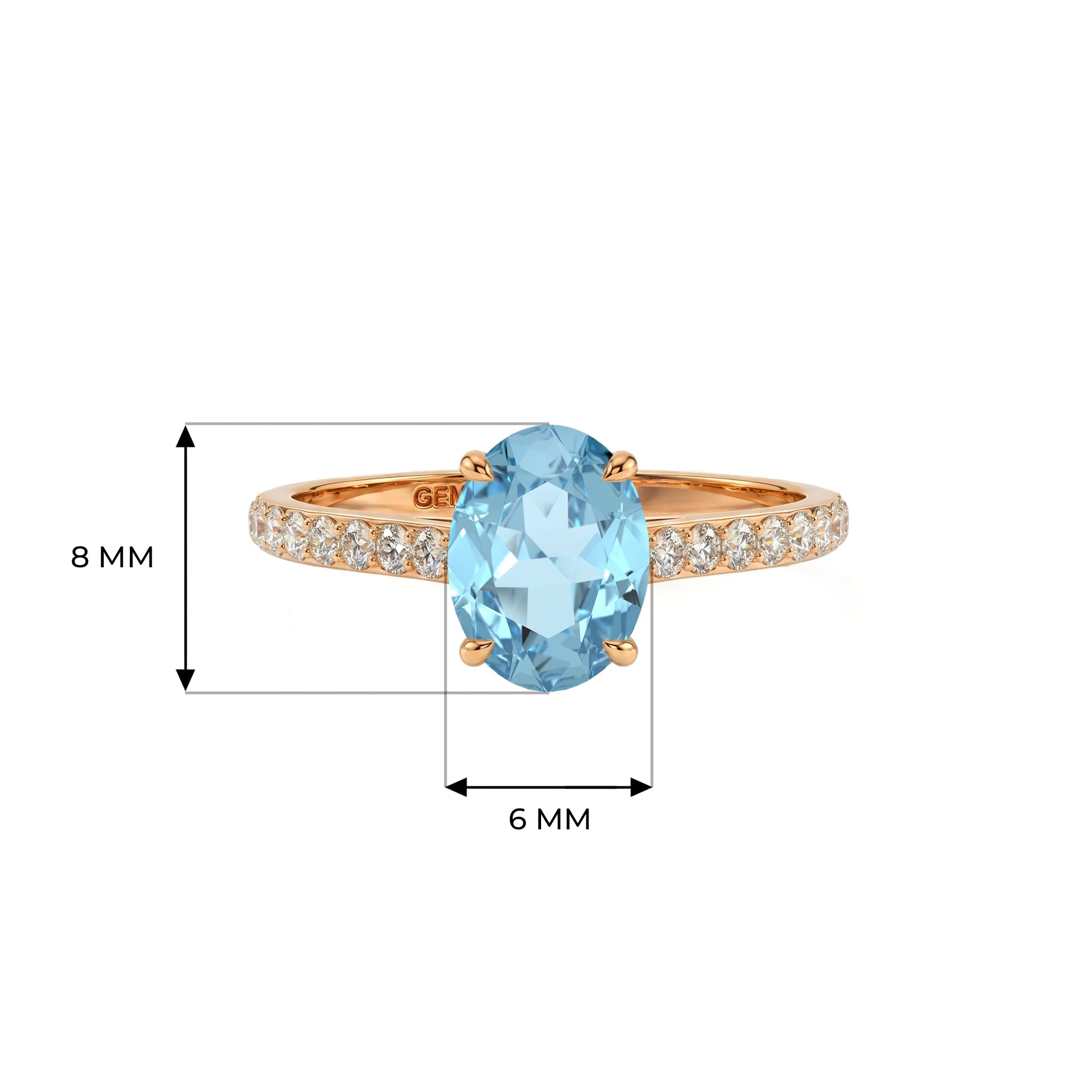 14K Rose Gold