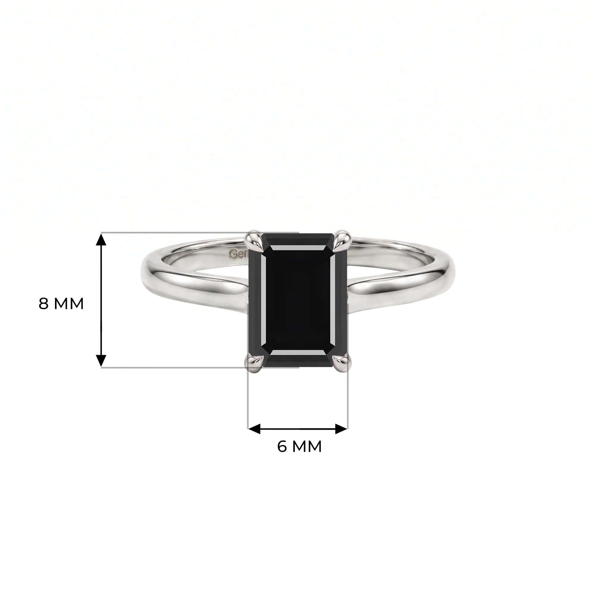 14K White Gold