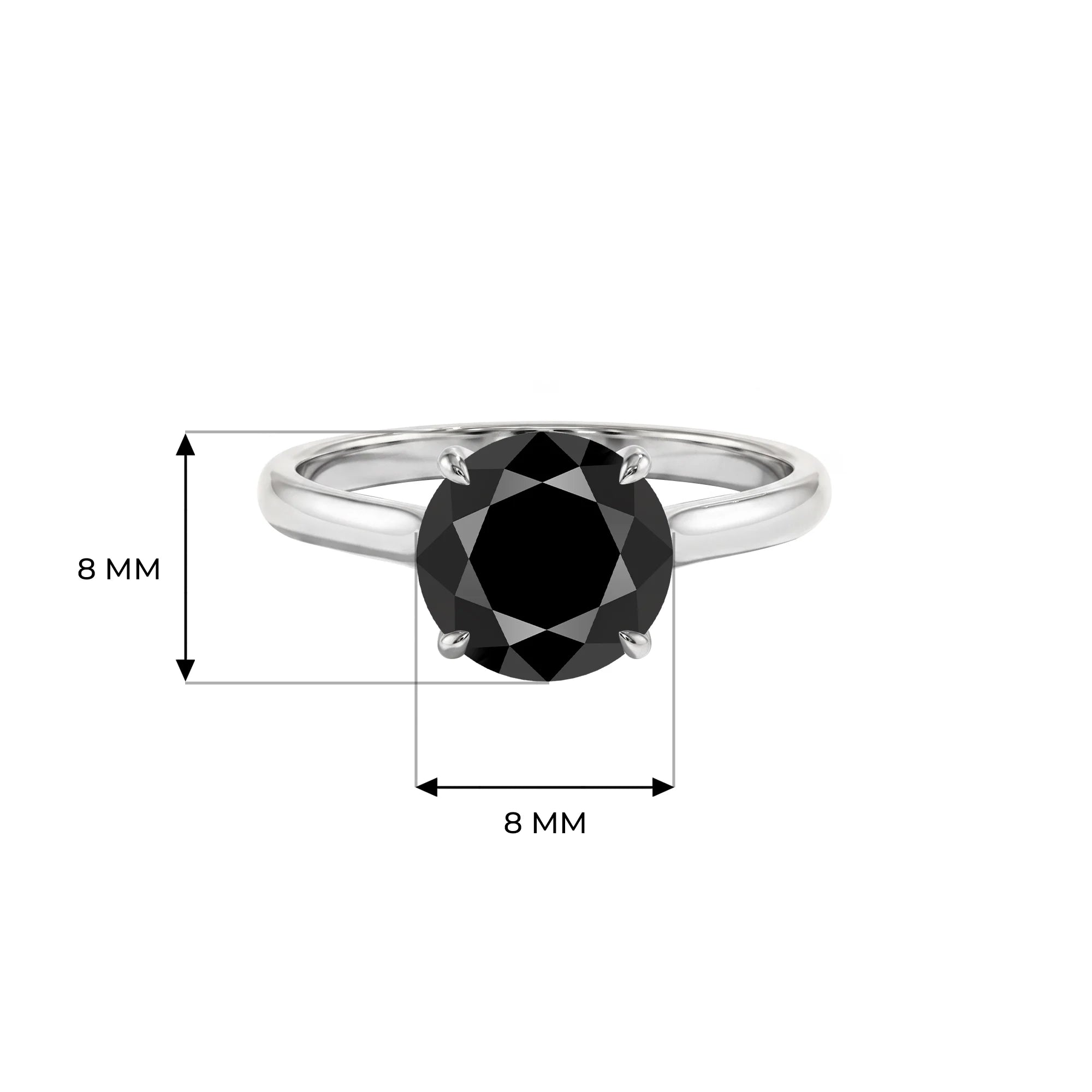 14K White Gold