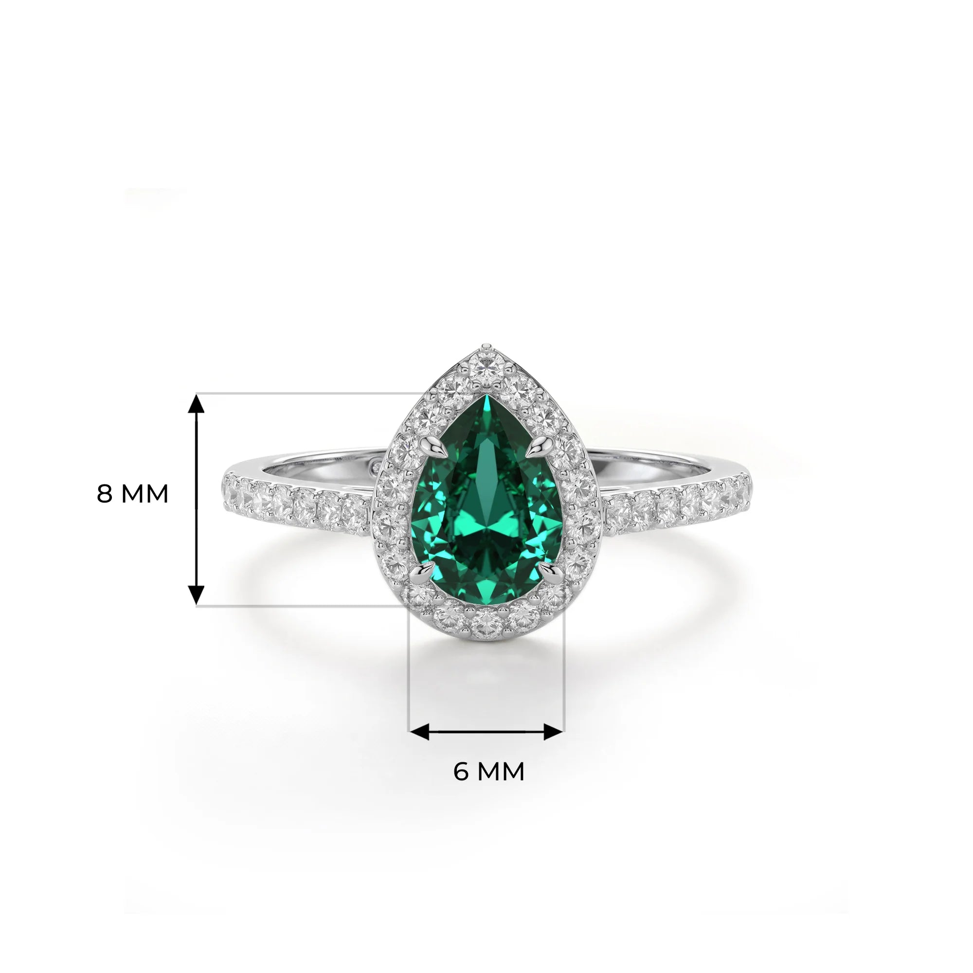 14K White Gold