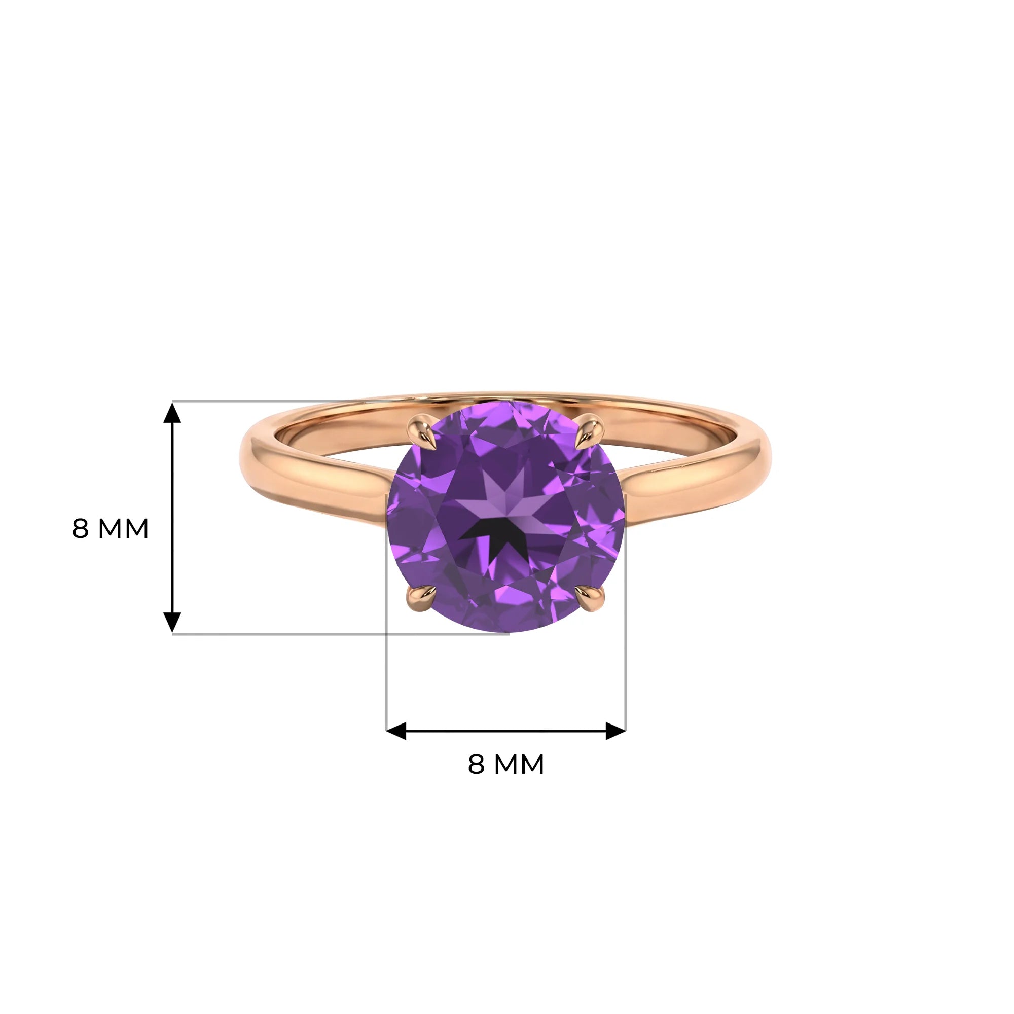 14K Rose Gold