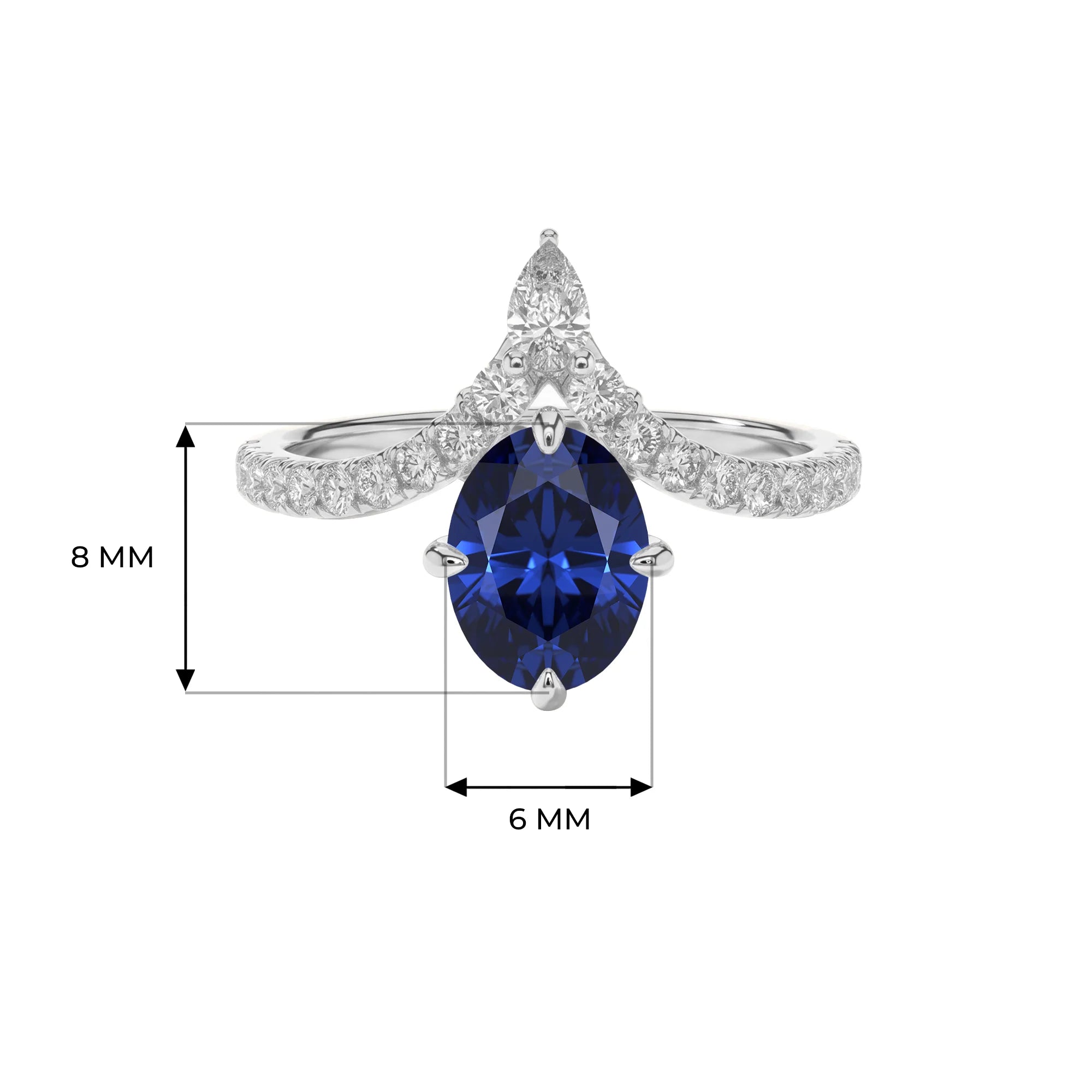 14K White Gold