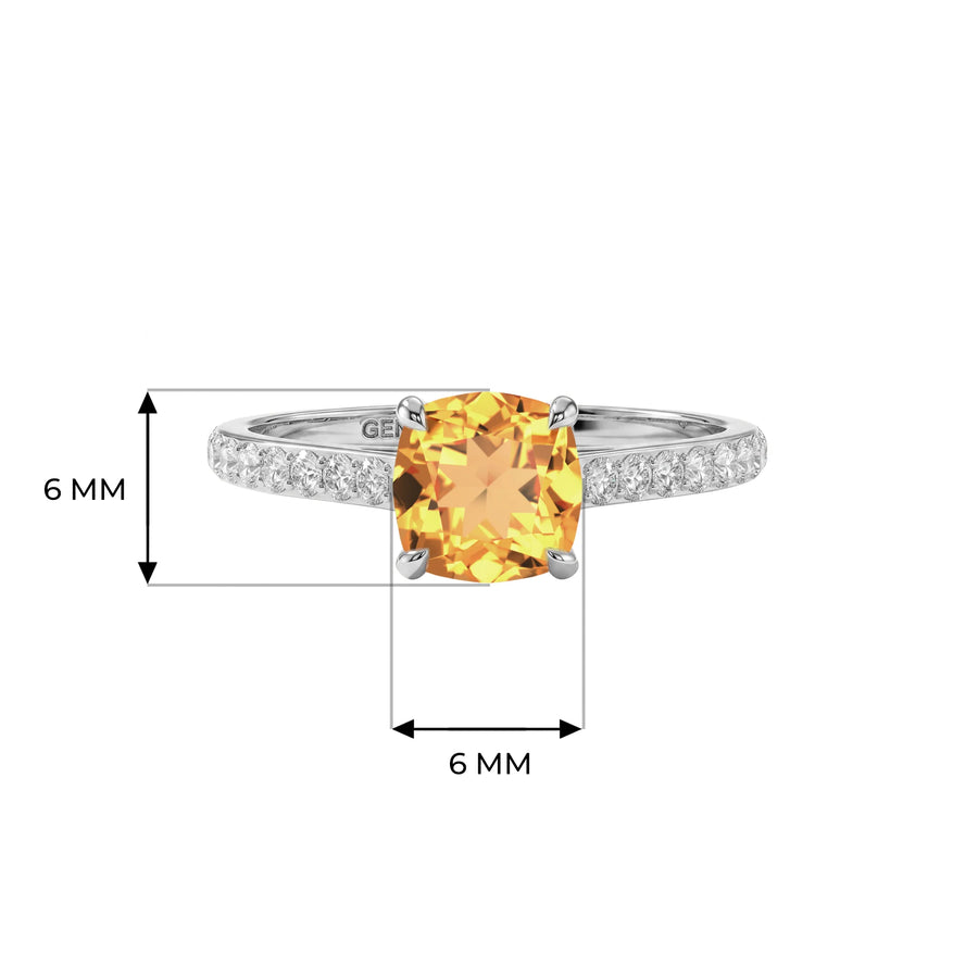14K White Gold
