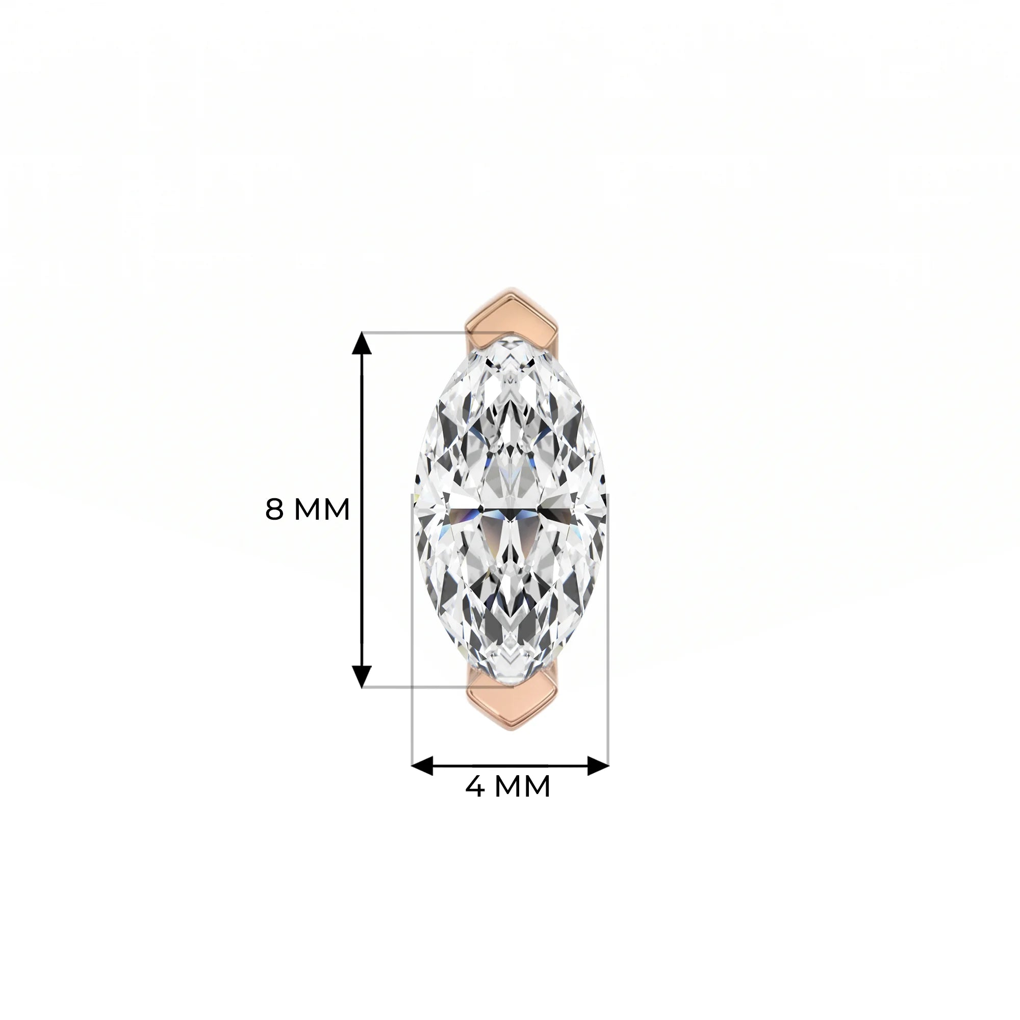14K Rose Gold
