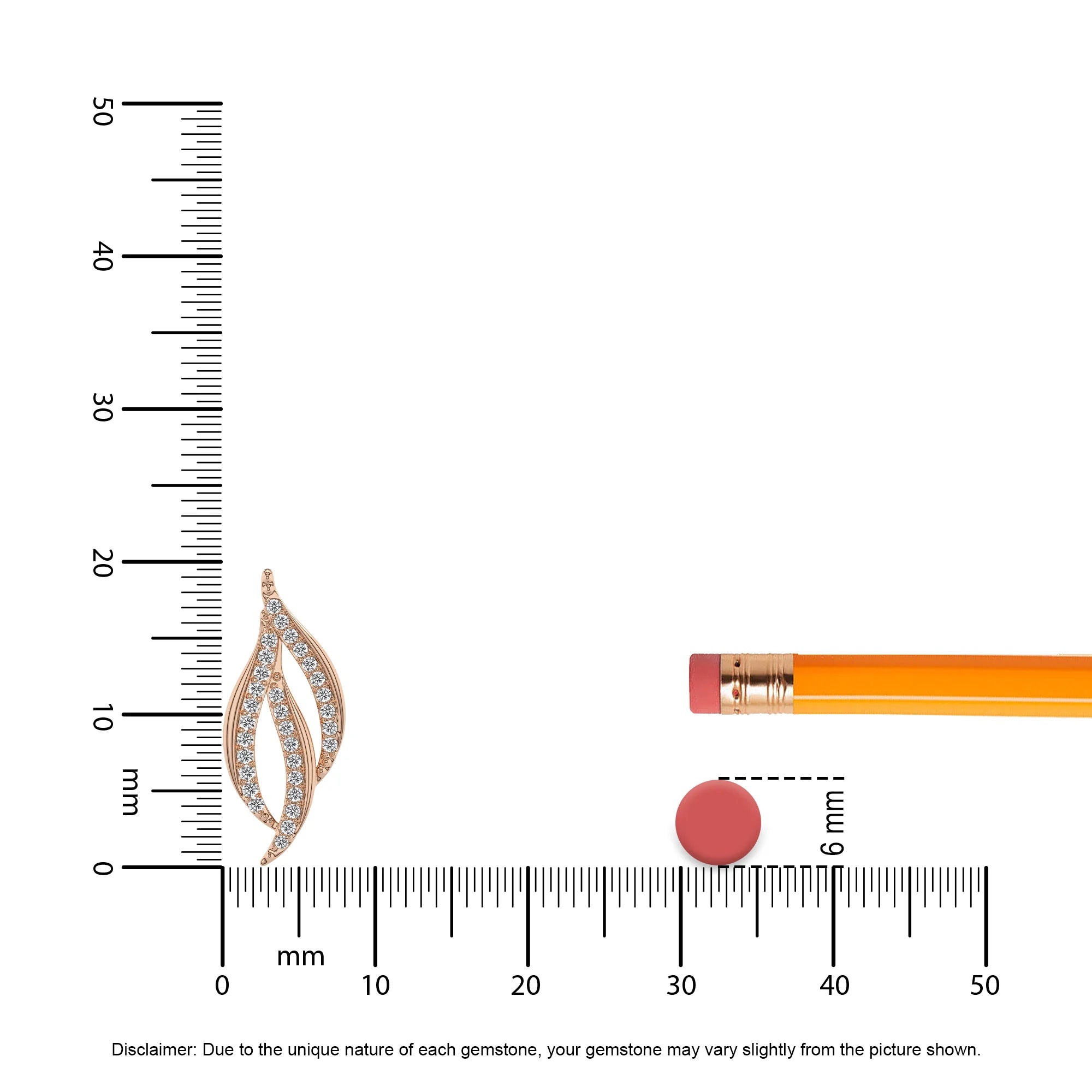 lab grown diamond round stud earrings in rose gold 