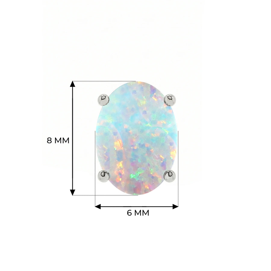 14K White Gold