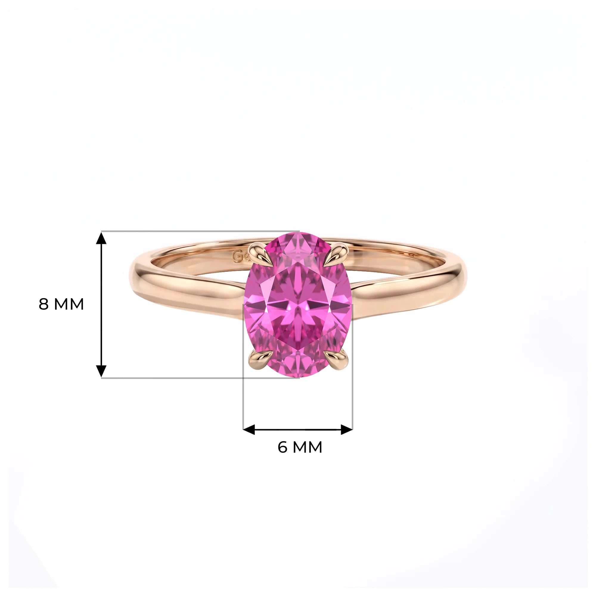 14K Rose Gold