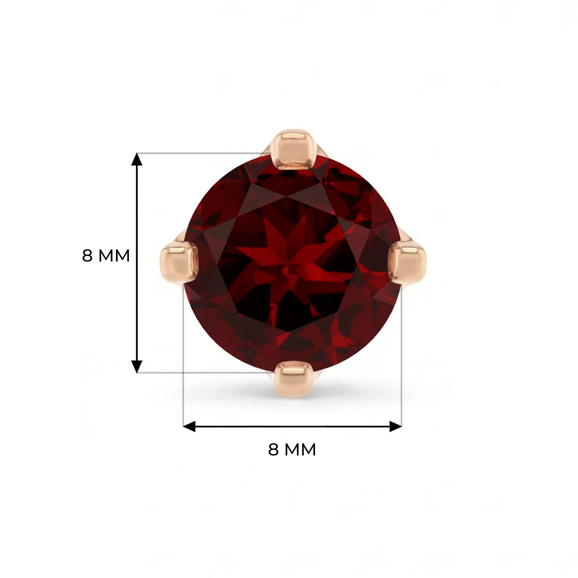 14K Rose Gold