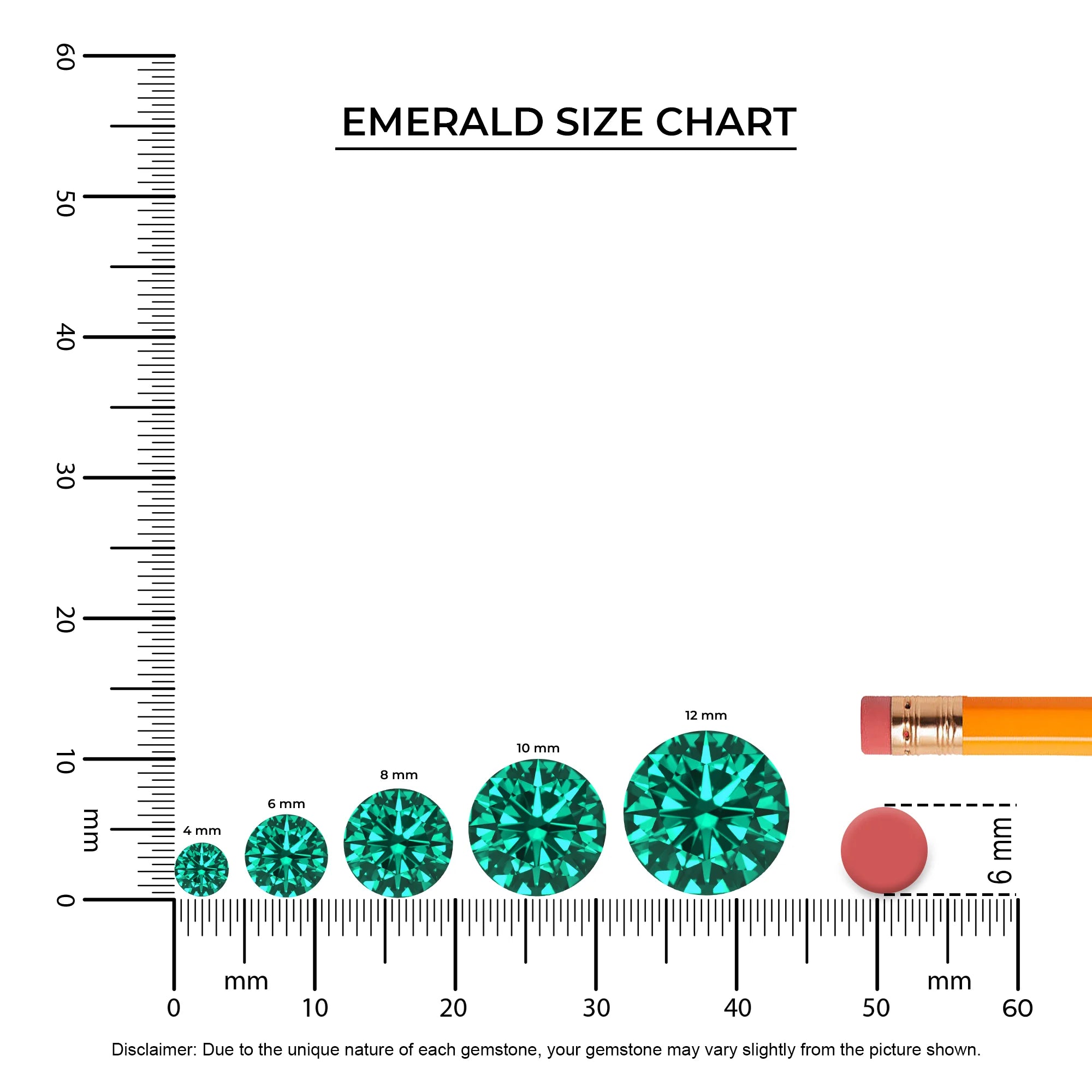 lab grown emerald round solitaire v-bale necklaces in rose gold 