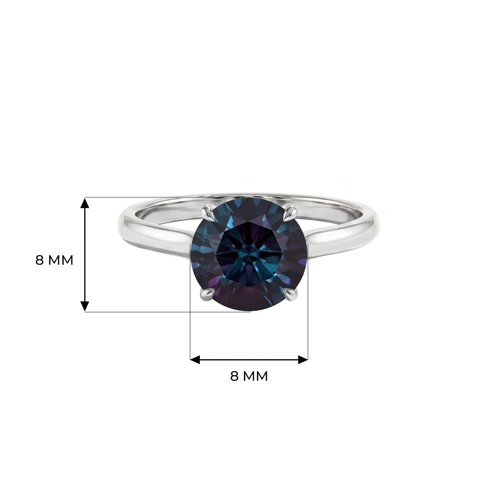 14K White Gold