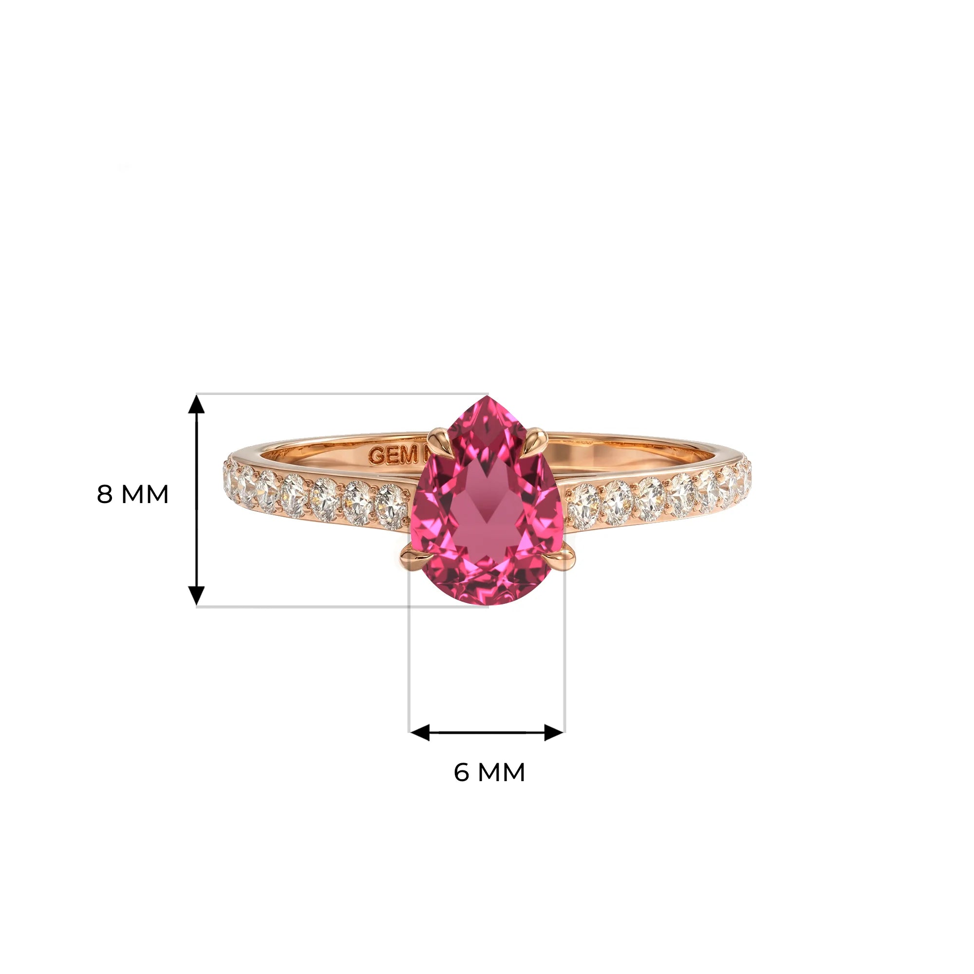 14K Rose Gold