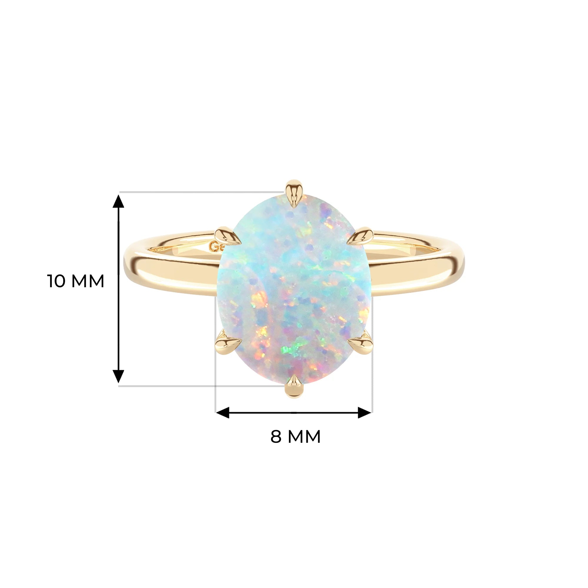 14K Yellow Gold
