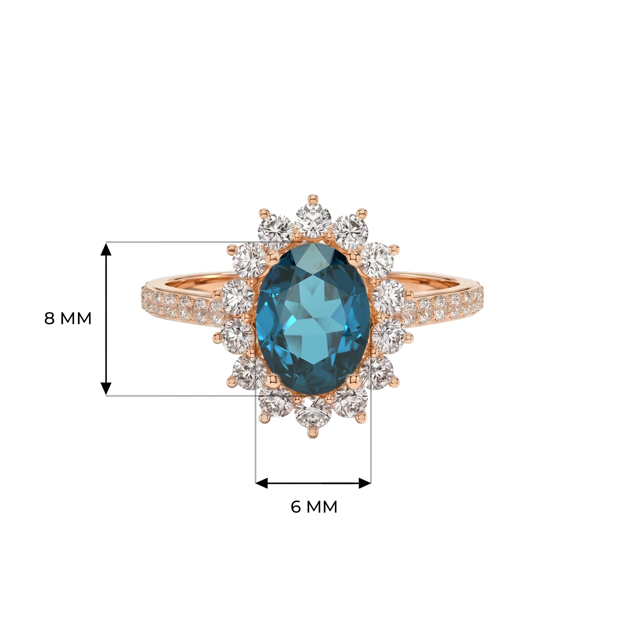 14K Rose Gold