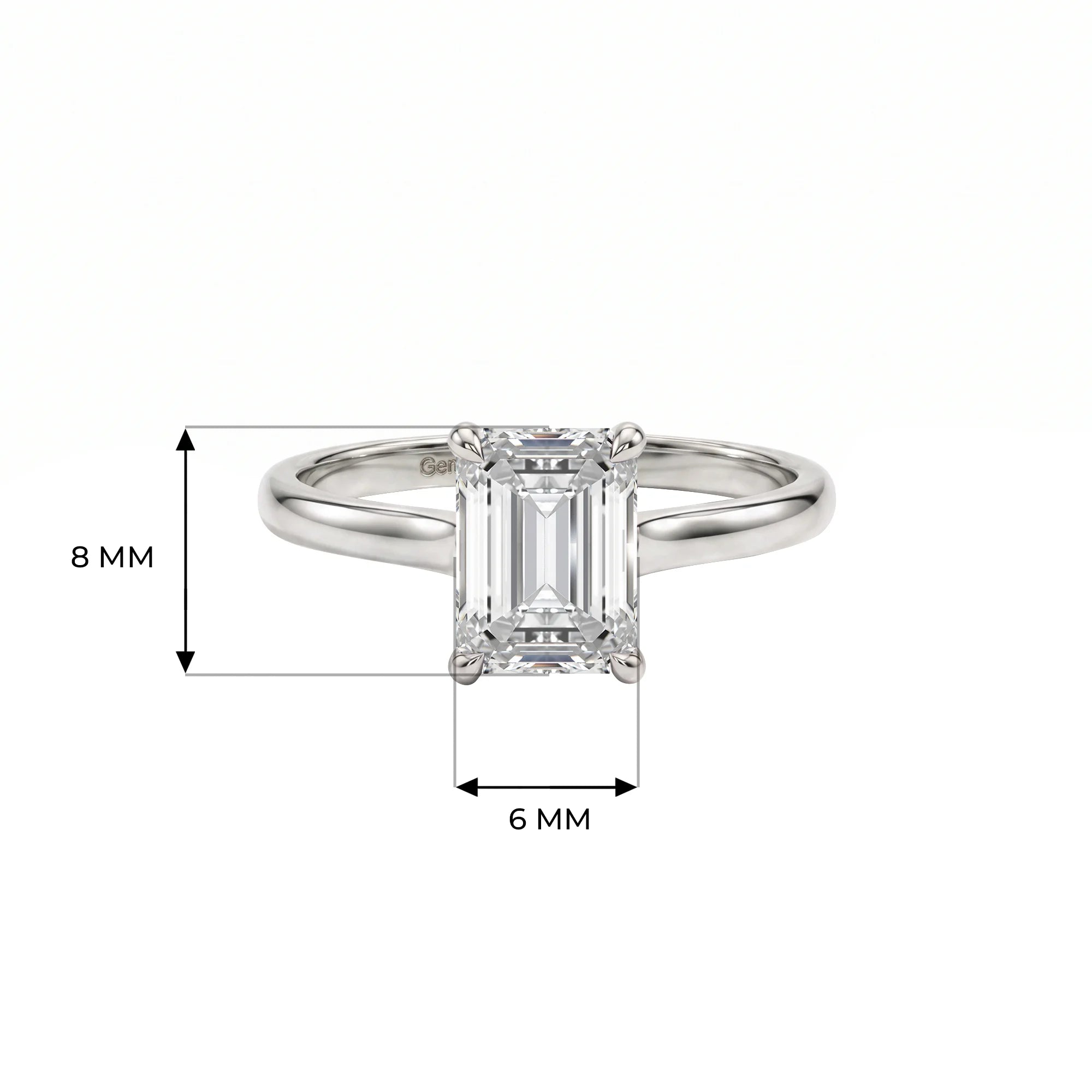 14K White Gold