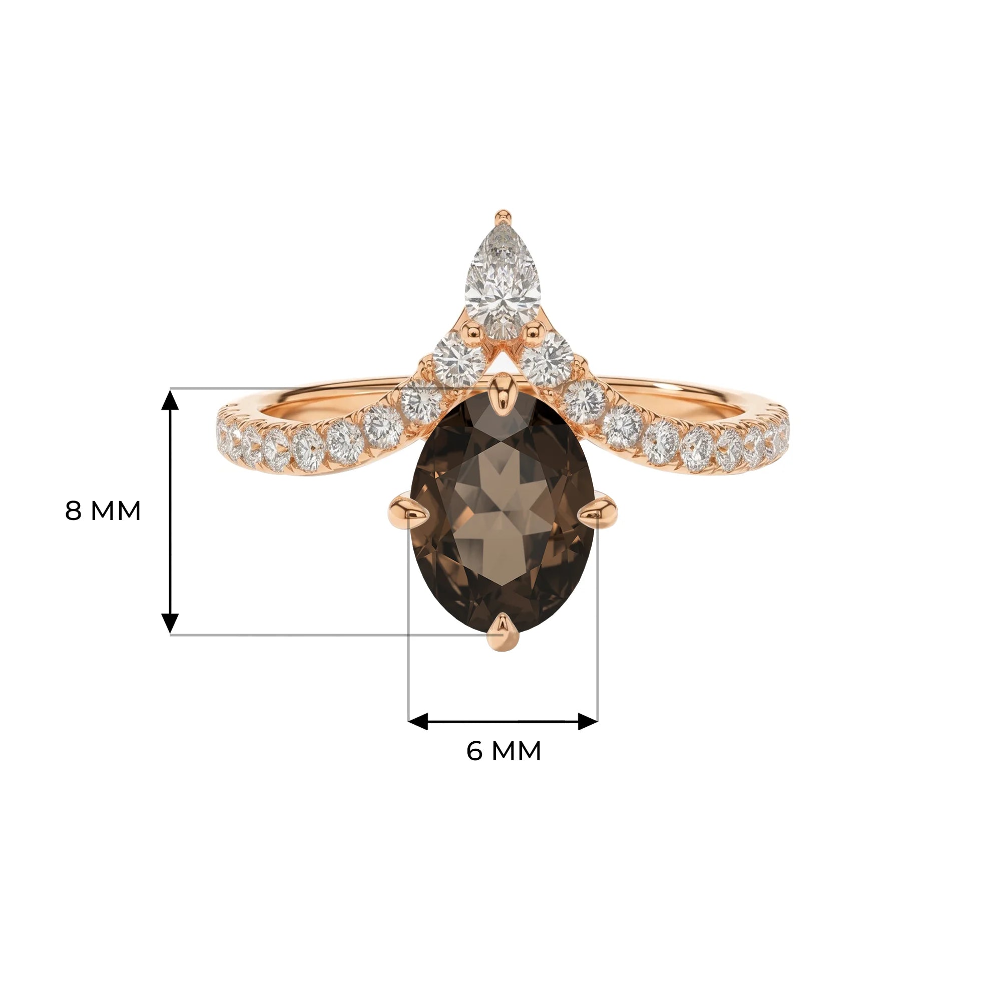 14K Rose Gold