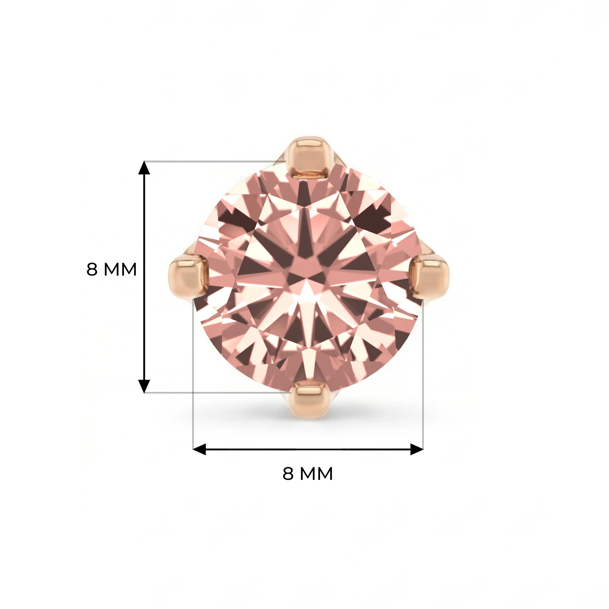 14K Rose Gold