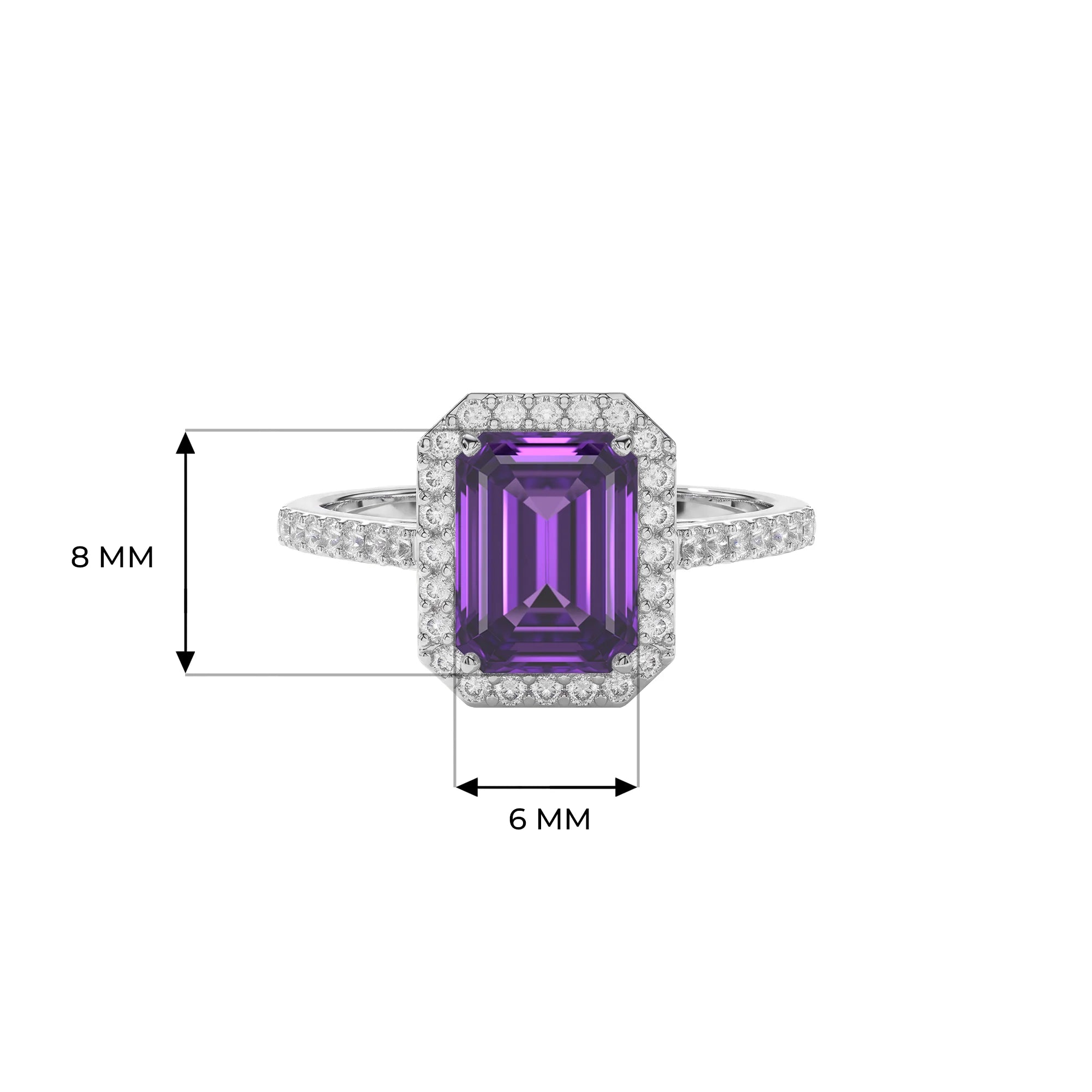 14K White Gold